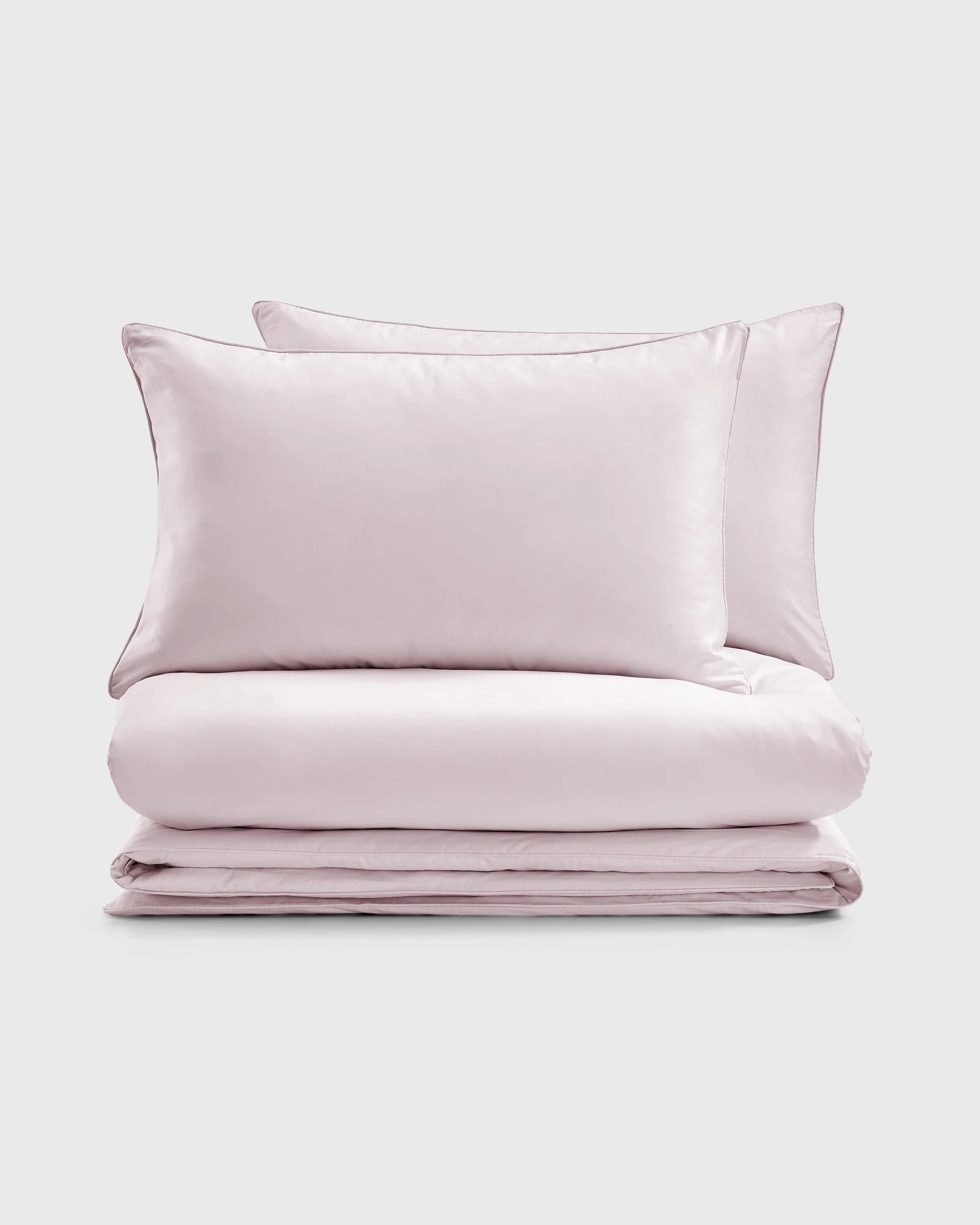 7 Dreamaker 400TC Premium Cotton Sateen Piped Quilt Cover Set - King Bed - Petal, 7 of 10