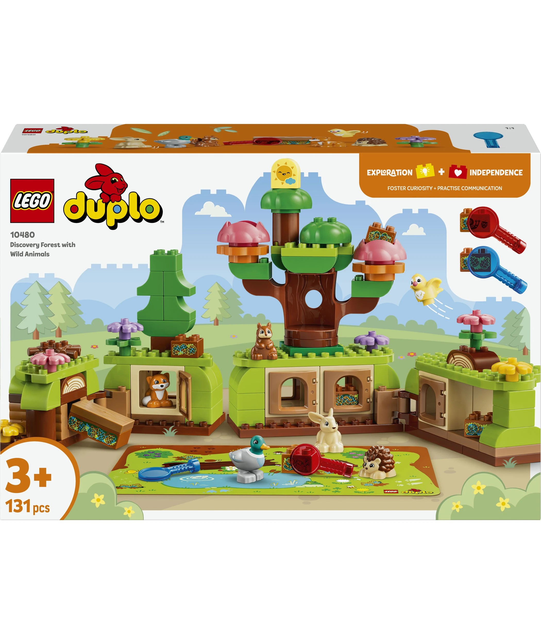 1 LEGO DUPLO Town Discovery Forest with Wild Animals 10480, 1 of 10