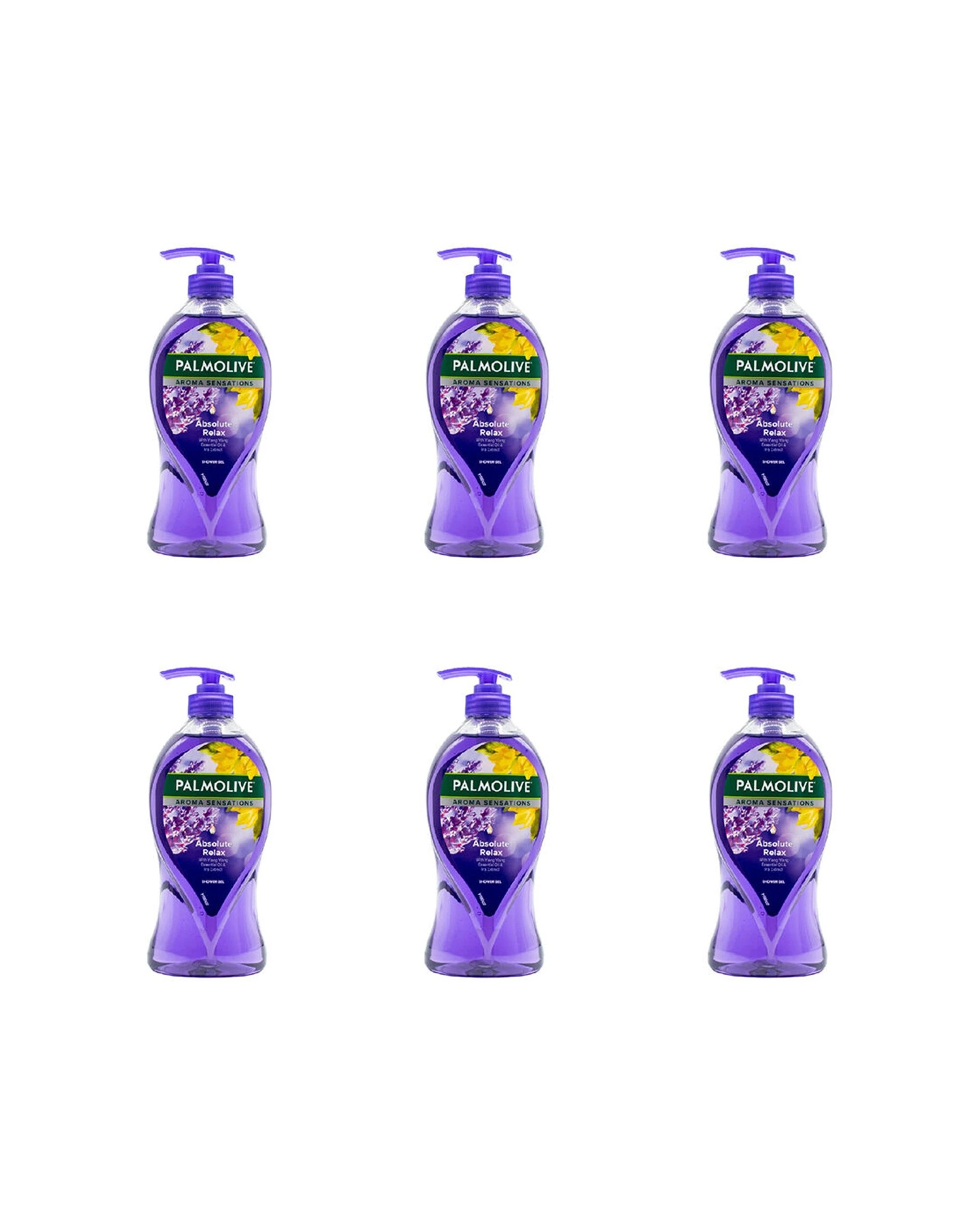 1 Palmolive Aroma Sensations 6PK Shower Gel Absolute Relax 750ml Ylang Ylang - Purple, 1 of 3