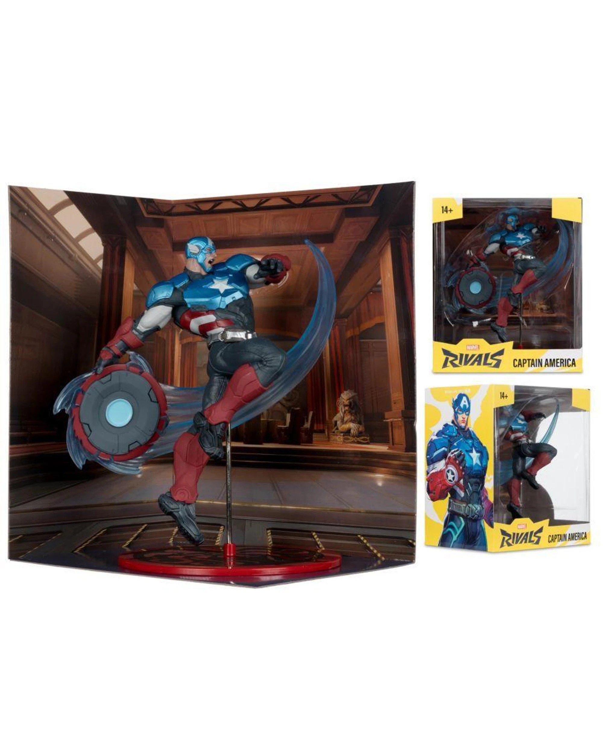 2 McFarlane Marvel Rivals Captain America 1:10th Scale Figure, 2 of 9
