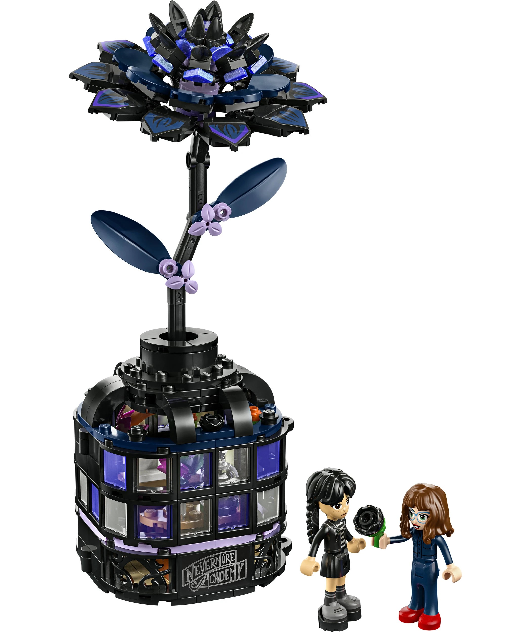 2 LEGO Wednesday Black Dahlia Flower 76784, 2 of 10