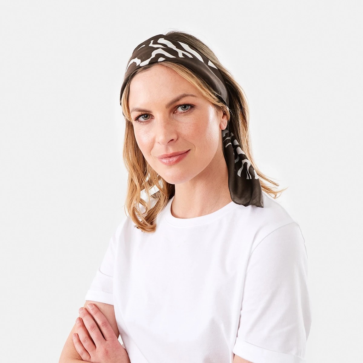 5 Hair Scarf - Zebra, 5 of 6