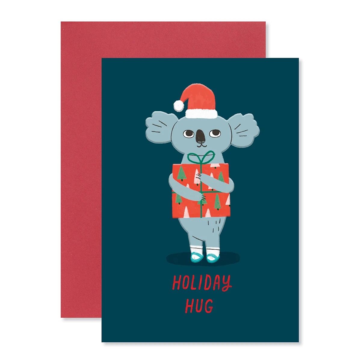1 Hallmark Christmas Card - Koala Hug, 1 of 3
