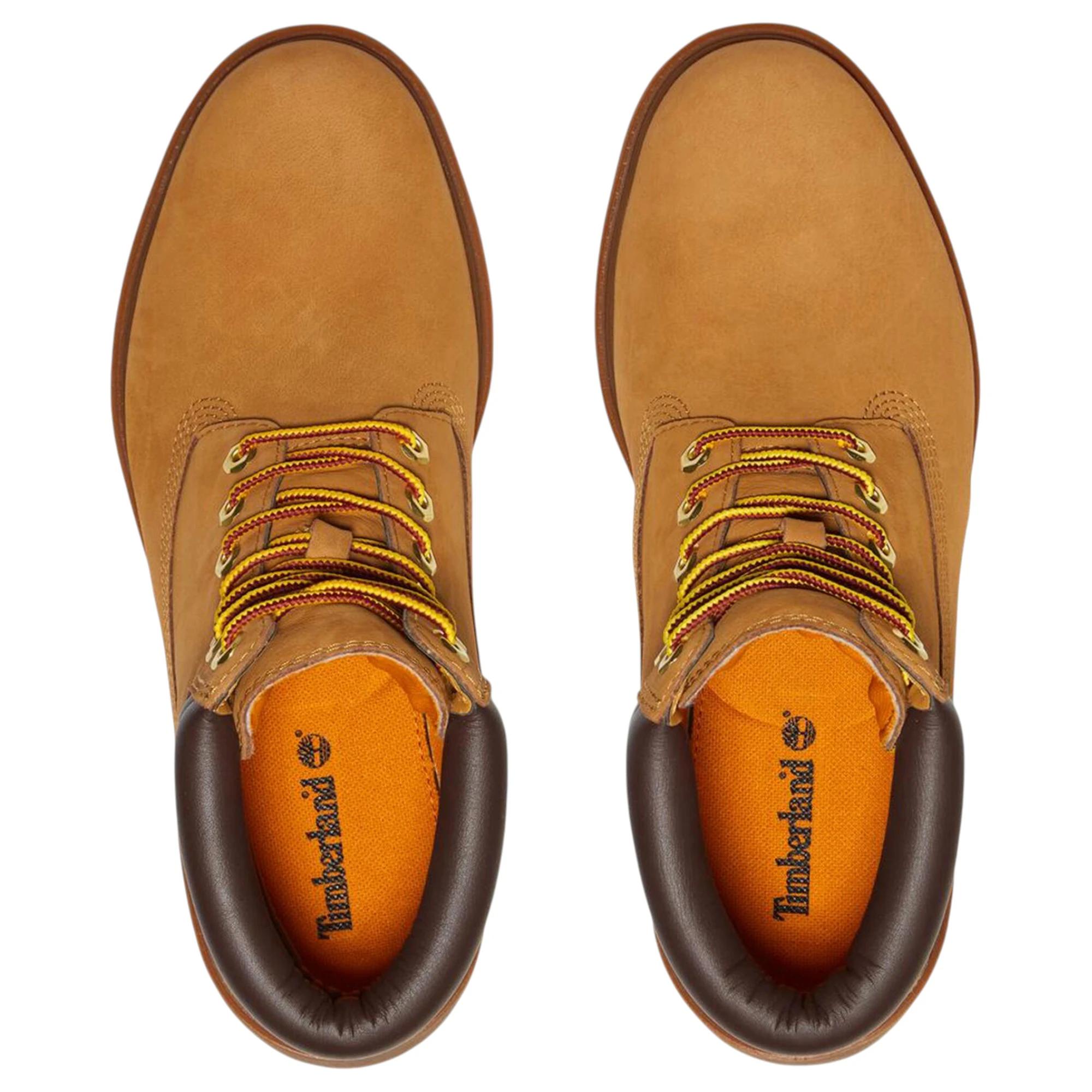 5 Timberland Mens 6-Inch Classic Waterproof Nubuck Wide Boot WHEAT, 5 of 6
