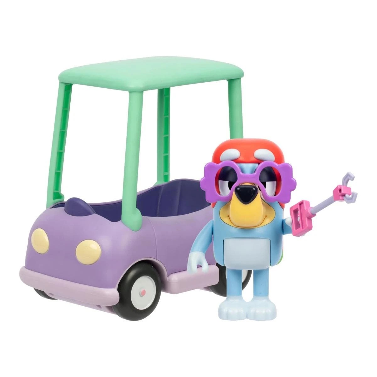 3 Bluey: Chat Mates Figure & Vehicle - Grannies Car with Janet, 3 of 10