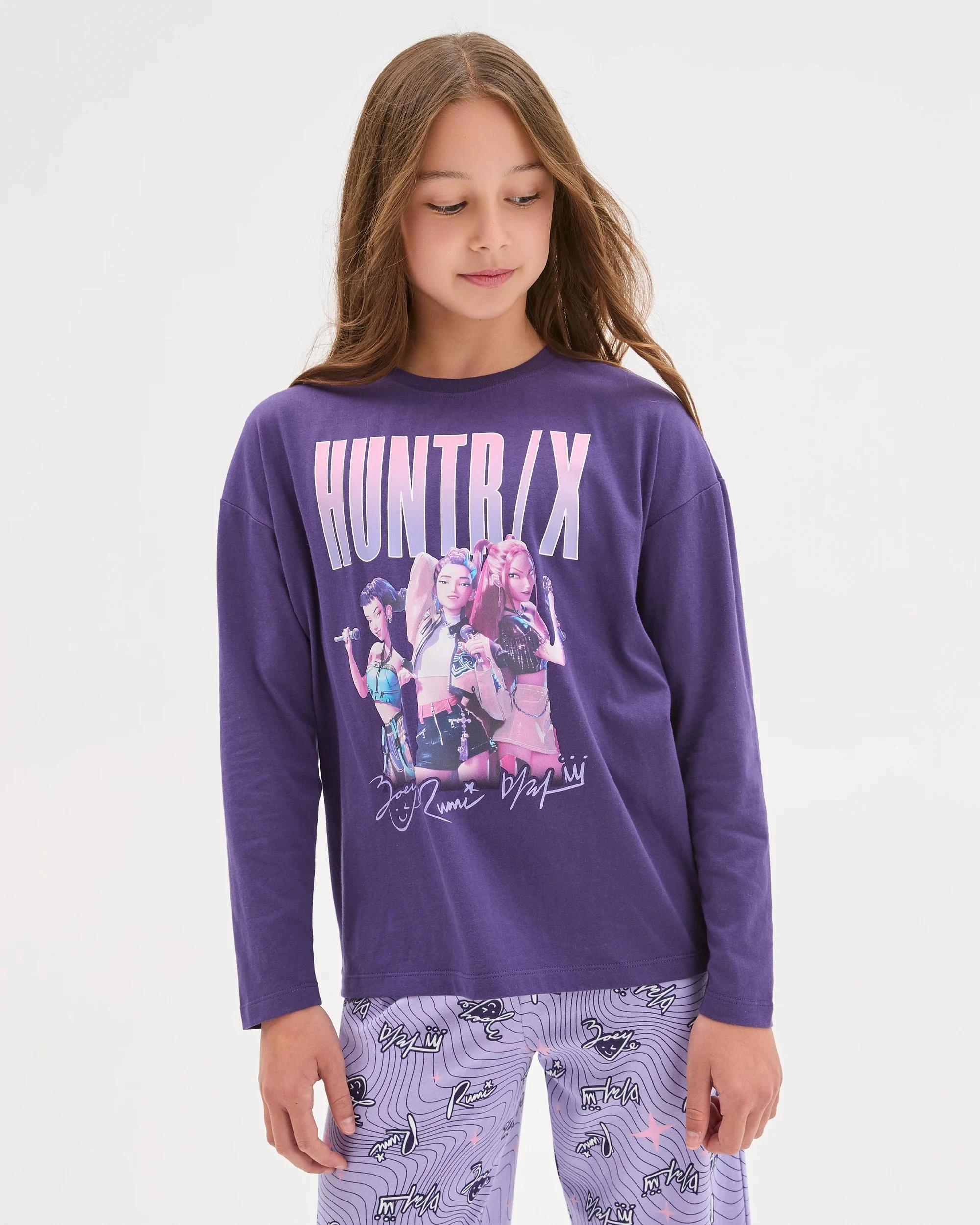 3 KPop Demon Hunters Huntrix Pyjama Set PHANTOM/PURPLE, 3 of 8