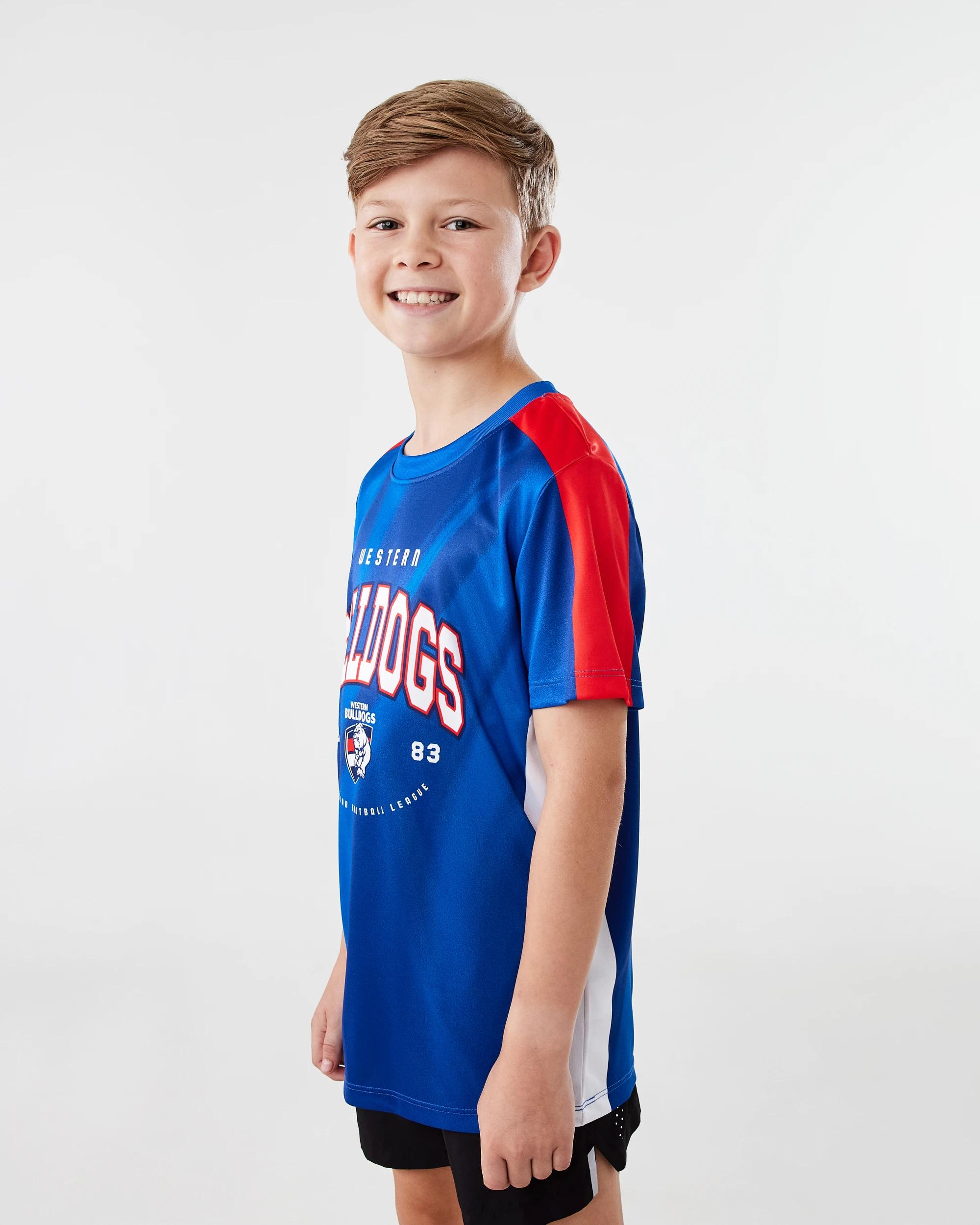 2 Official AFL Youth Training T-shirt Bulldogs, 2 of 8