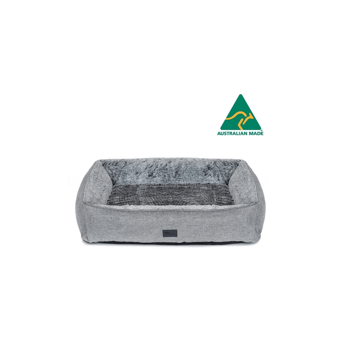 2 Superior Pet Goods Jumbo Faux Fur Dog Lounger Bed Grey Comfort Pet Bedding - Machine Washable Non Slip Base
 - Grey, 2 of 5