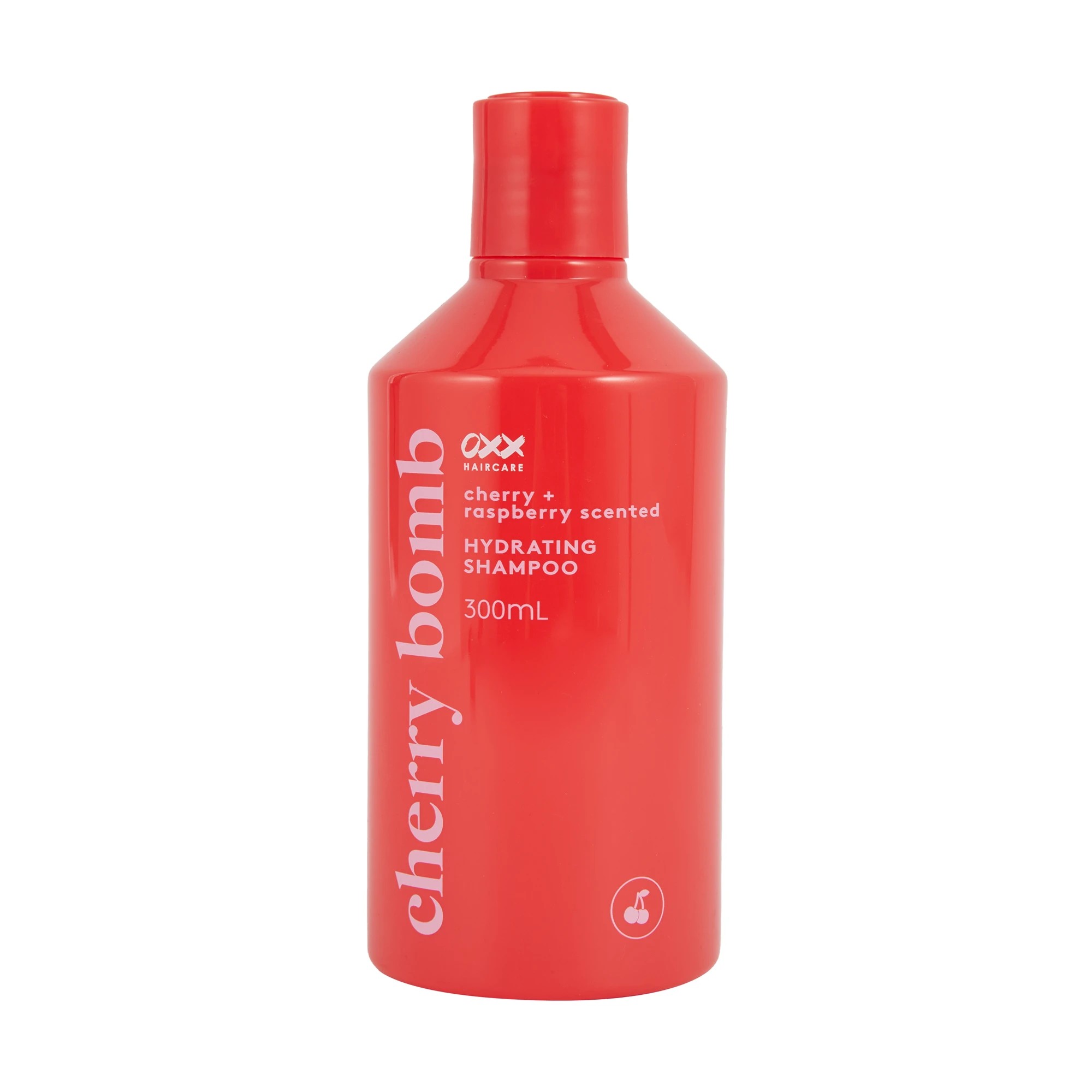 1 OXX Haircare Cherry Bomb Hydrating Shampoo 300ml - Cherry and Raspberry Scented, 1 of 4