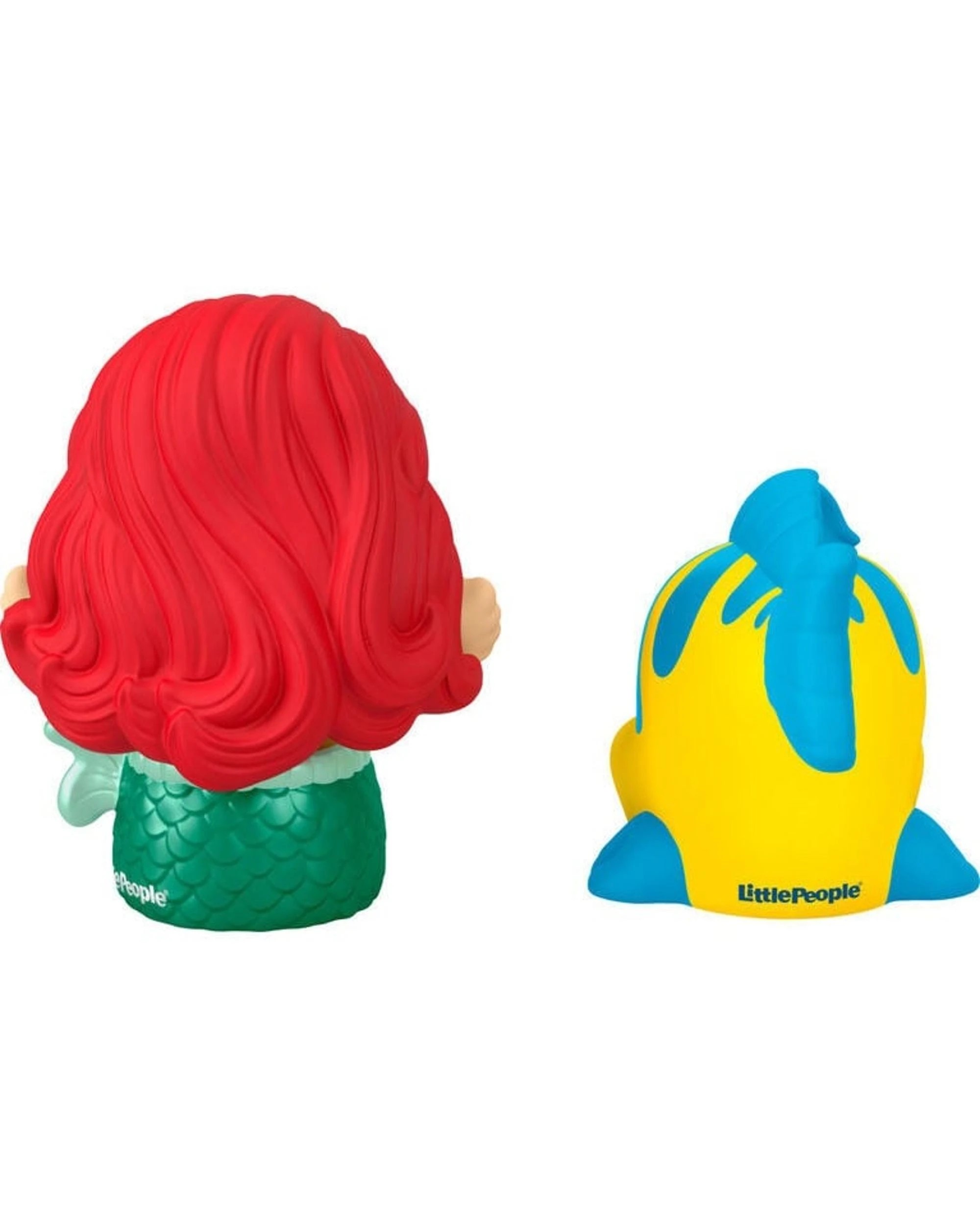3 Little People Disney Princess Ariel and Flounder Figure Set, 3 of 4