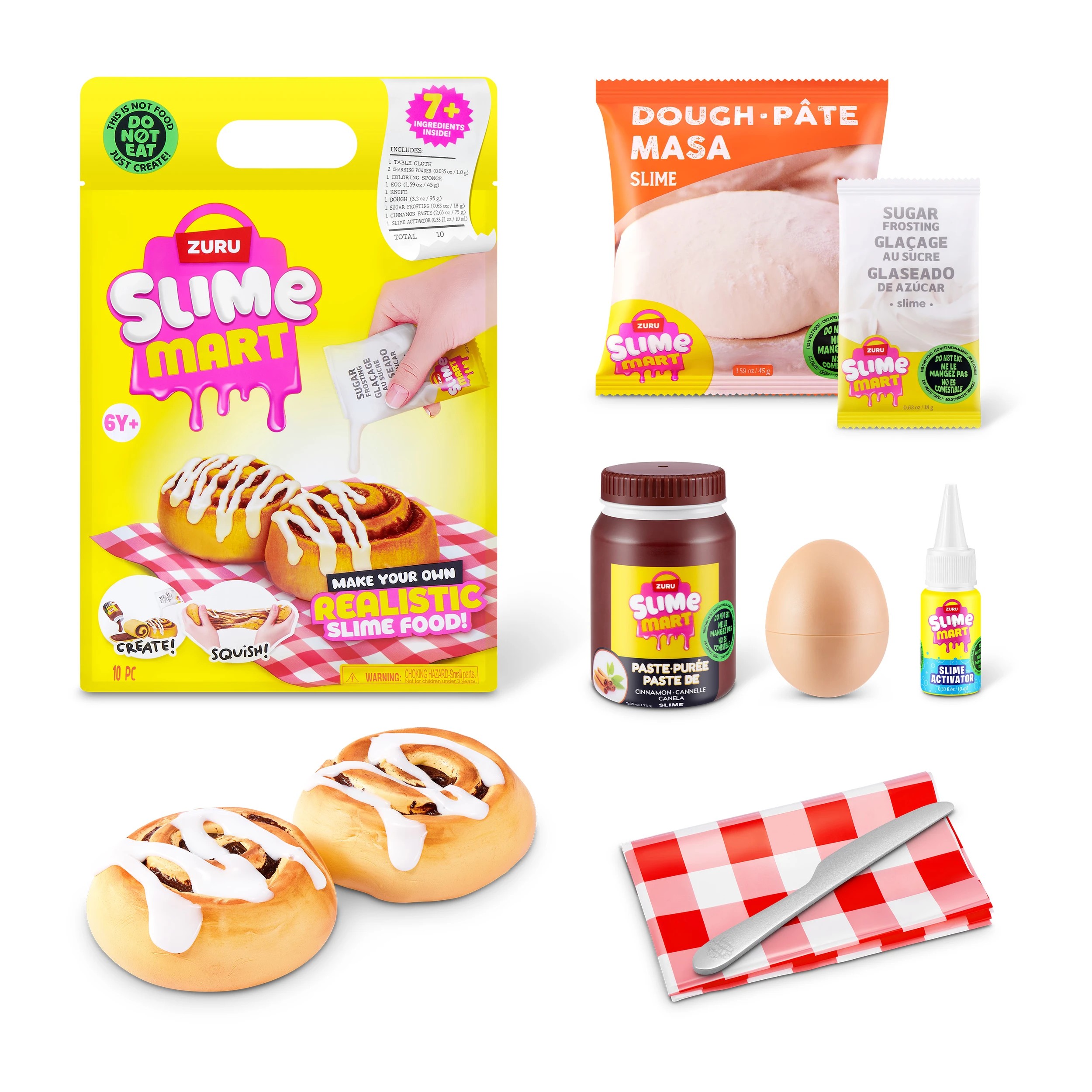 1 Zuru Slime Mart Shopping Bag Cinnamon Rolls Kit, 1 of 10