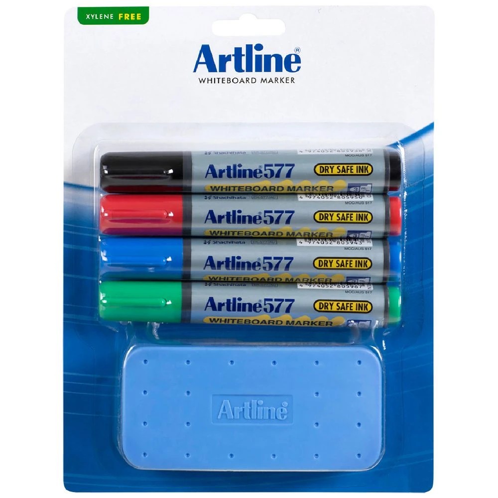 1 Artline 577 Whiteboard Marker Starter Kit, 1 of 1
