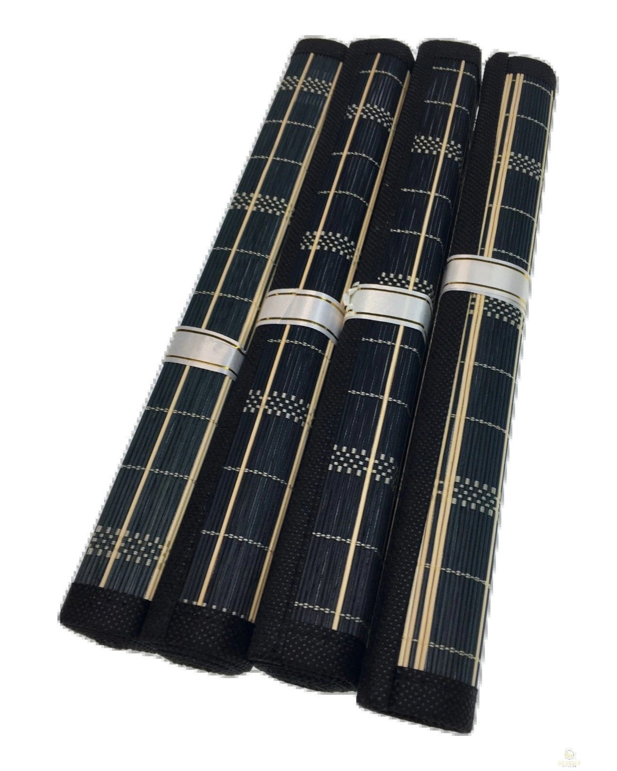 5 BR Home Set of 8 Bamboo Placemats for Dinner Table Decor, 5 of 6