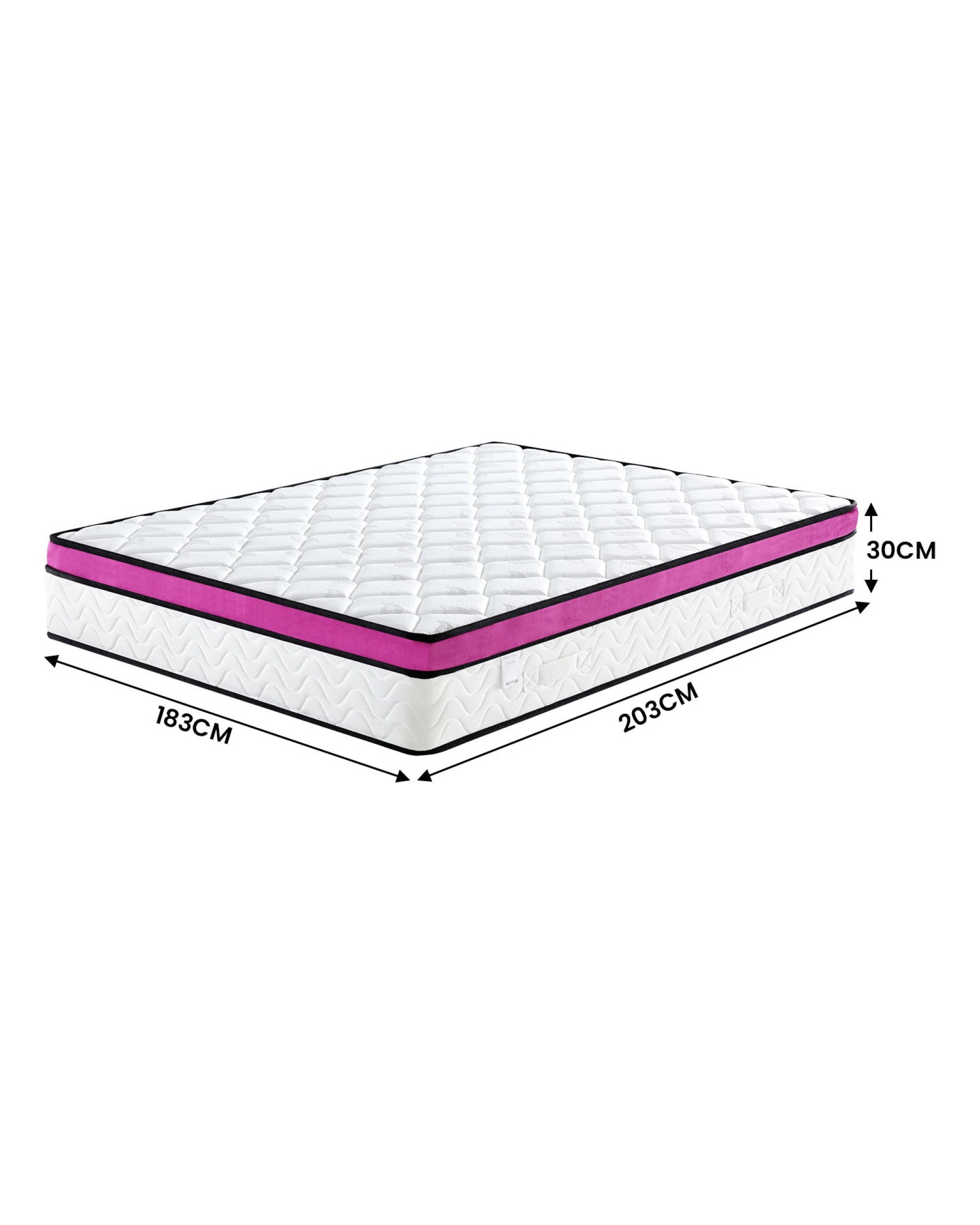 2 Laura Hill Memory Foam Cool Gel Infused King Mattress, 2 of 6