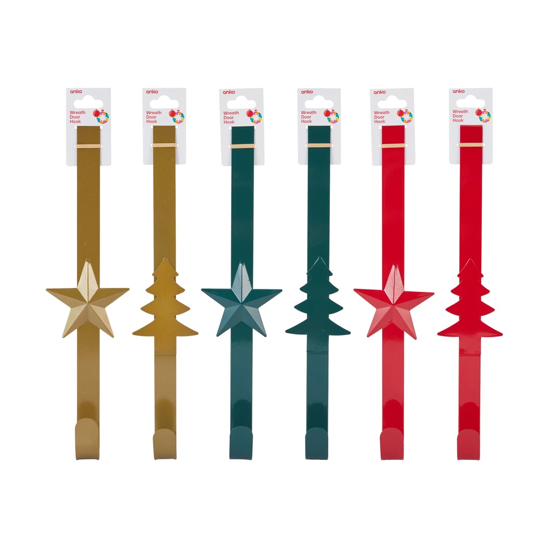 5 Wreath Door Hook - Assorted, 5 of 5