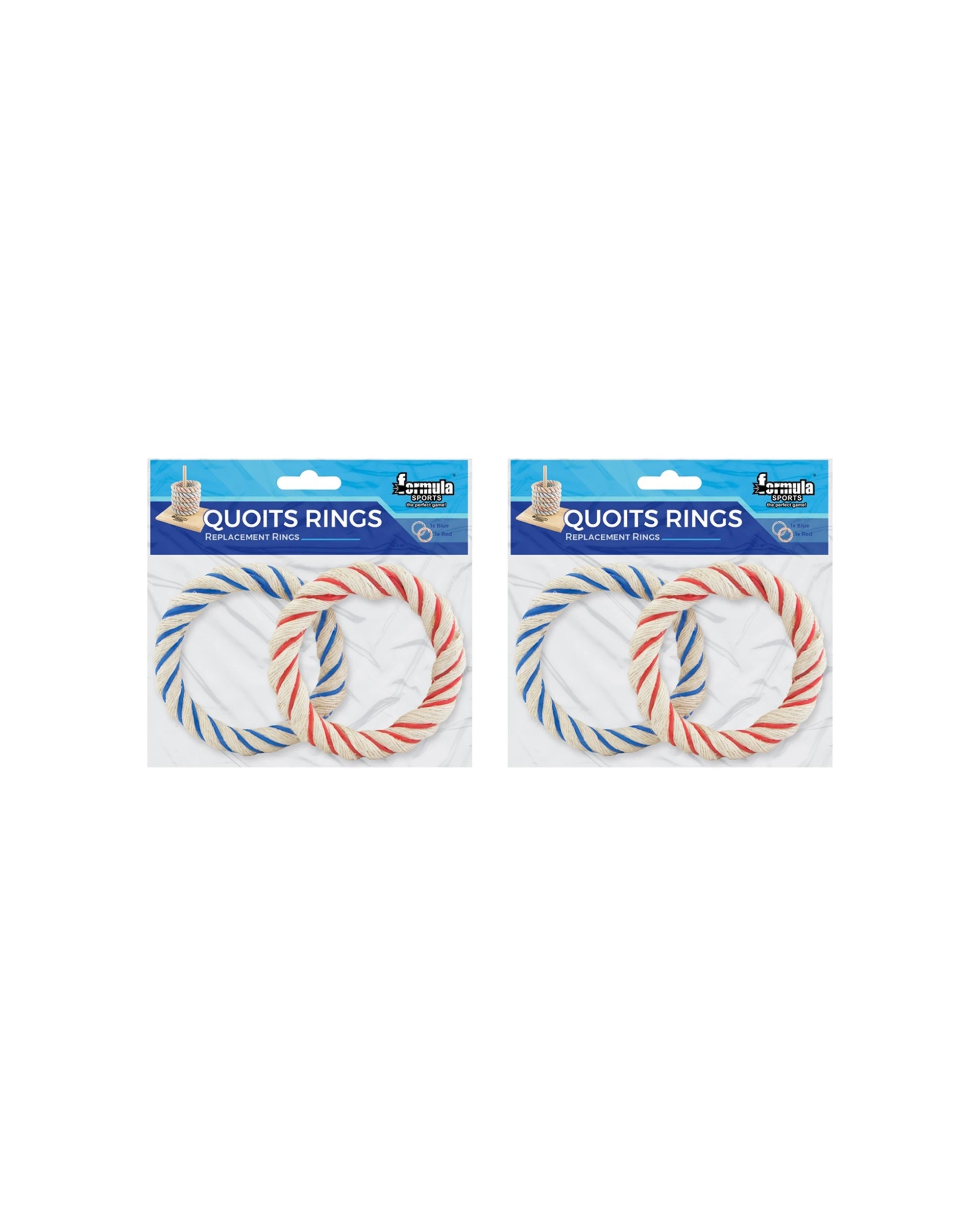 1 Formula Sports 2x 2pc Replacement Rope Quoits Rings Accessory Set - Multi, 1 of 2