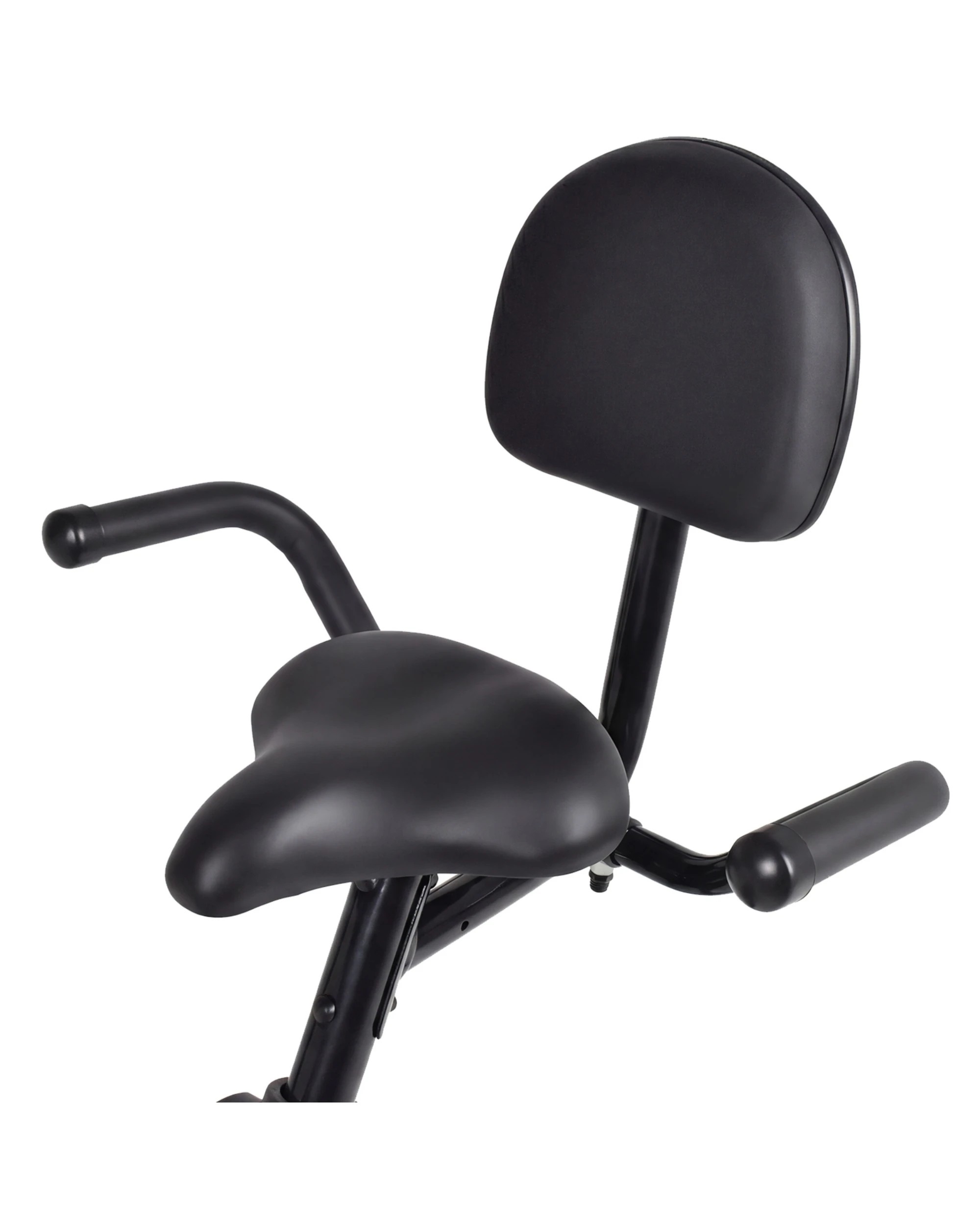 4 Advwin Air Exercise Bike Fan Resistance Upright Cycle with Heart Rate, Seat with Backrest - Black, 4 of 7