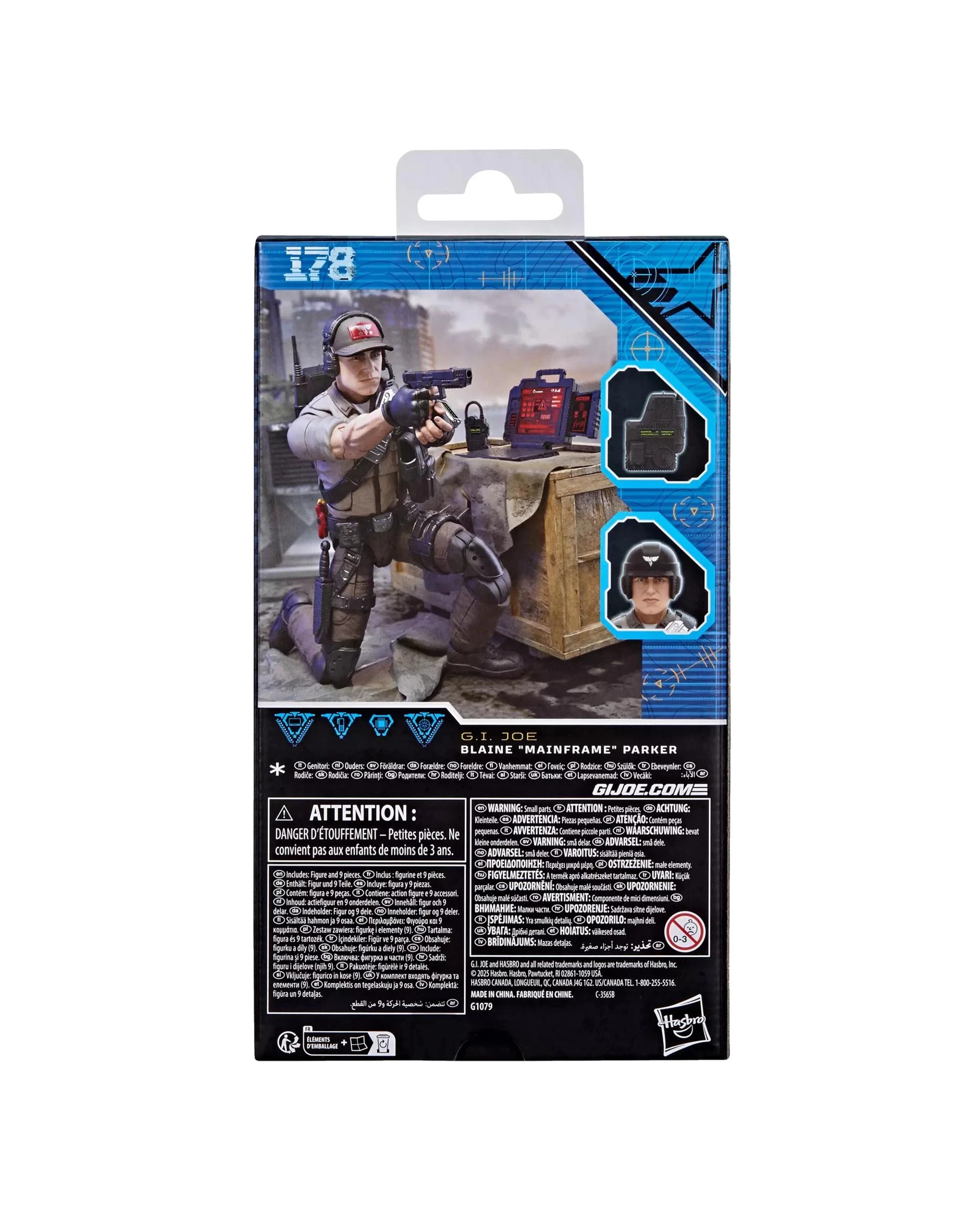 3 G.I. Joe Classified Series: #178 Blaine "Mainframe" Parker Action Figure, 3 of 5