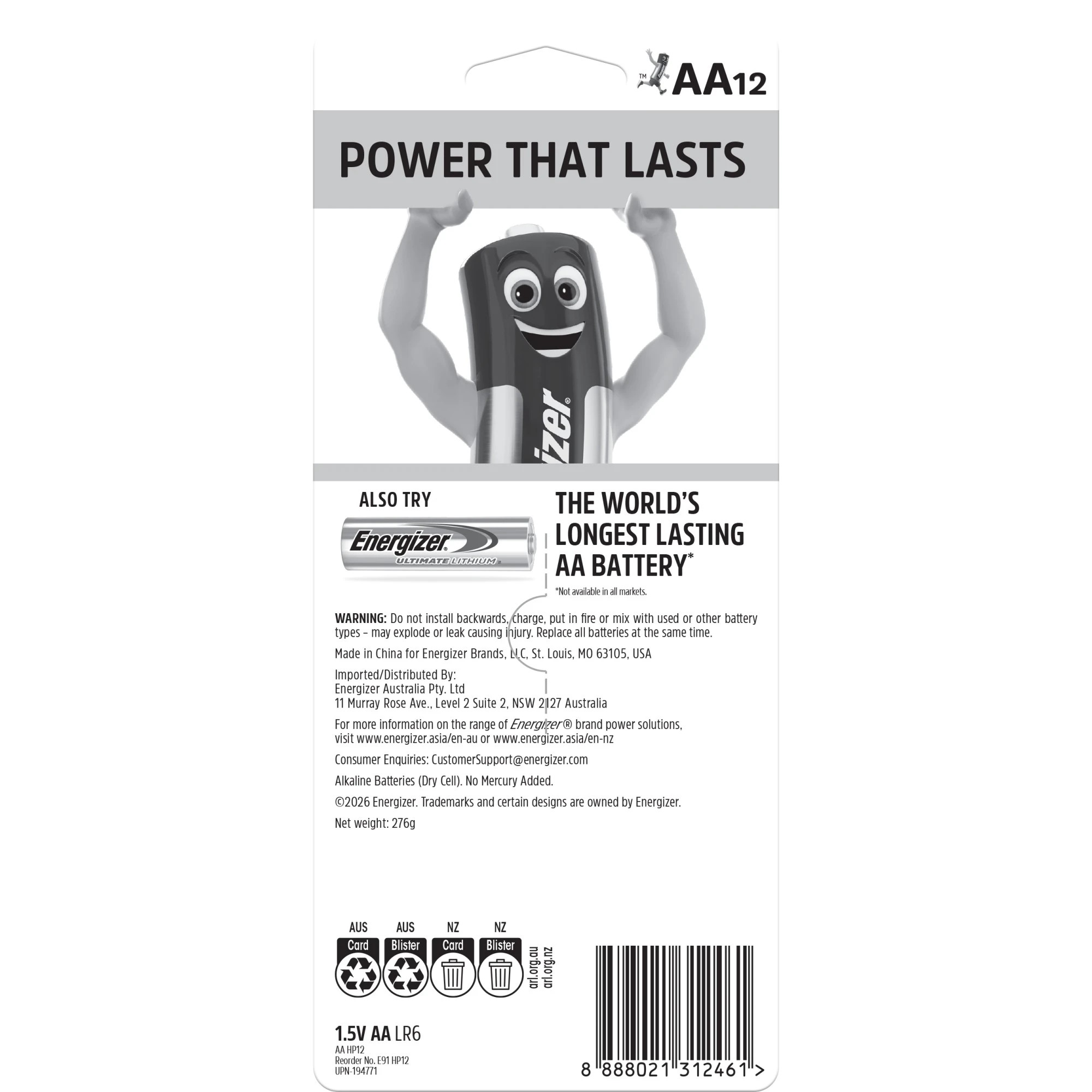 2 12 Pack Energizer AA Alkaline Batteries, 2 of 6