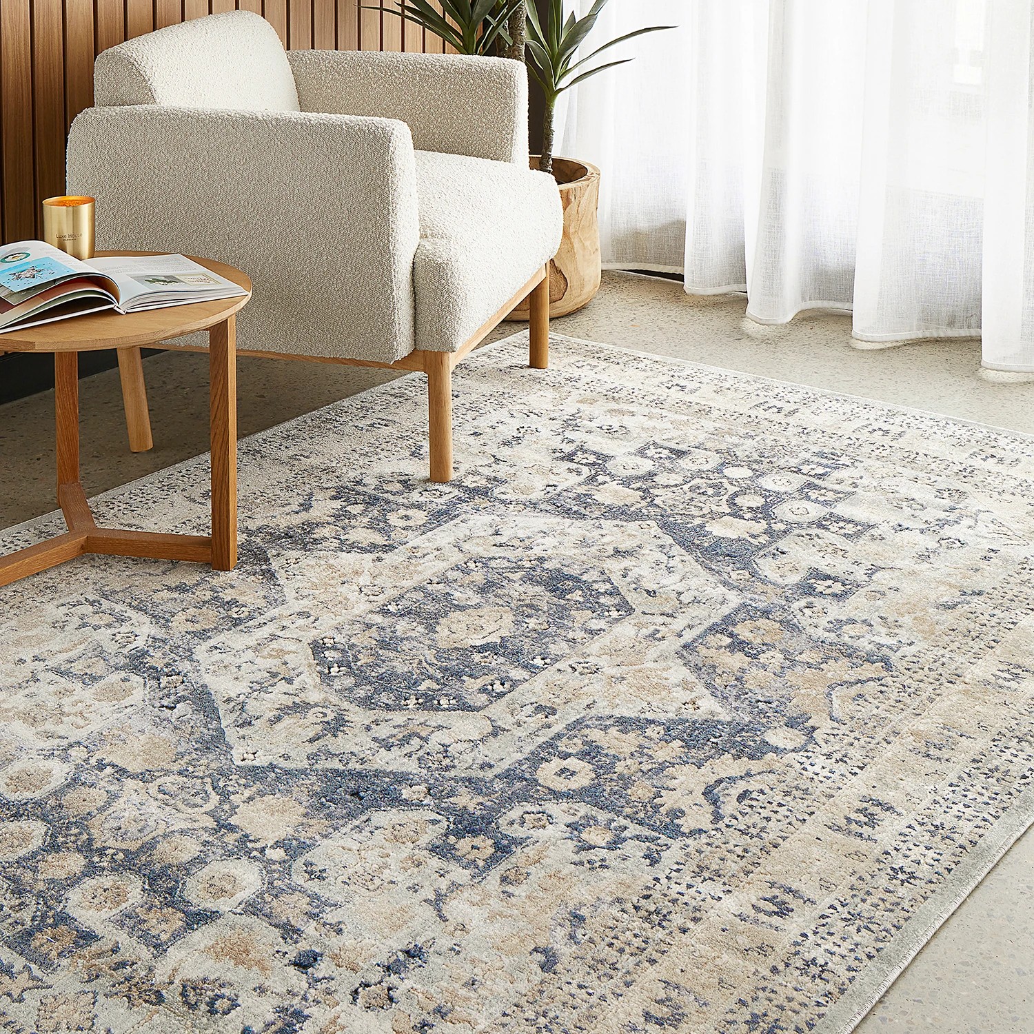 3 Common Ground Rugs Serendipity 834 230x160cm - Medium Power Loomed Pet Friendly Floor Rug - Blue, 3 of 9