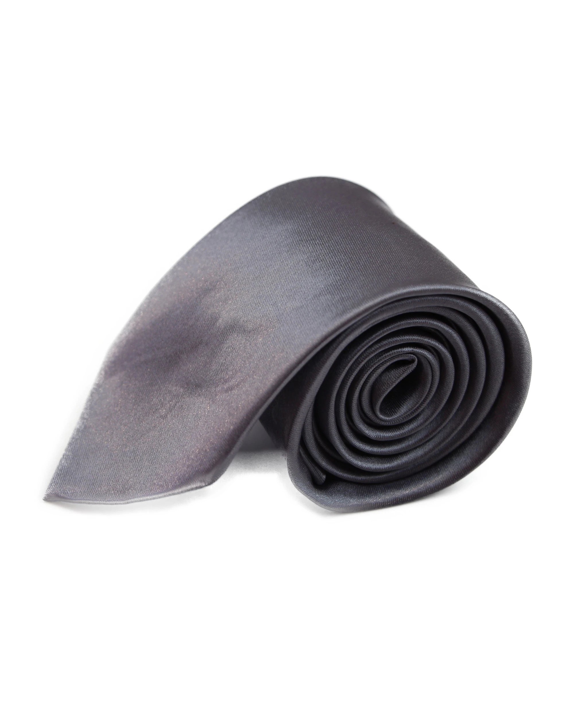 2 Zasel Mens Smooth Rhino 8cm Plain Neck Tie - Multi, 2 of 4