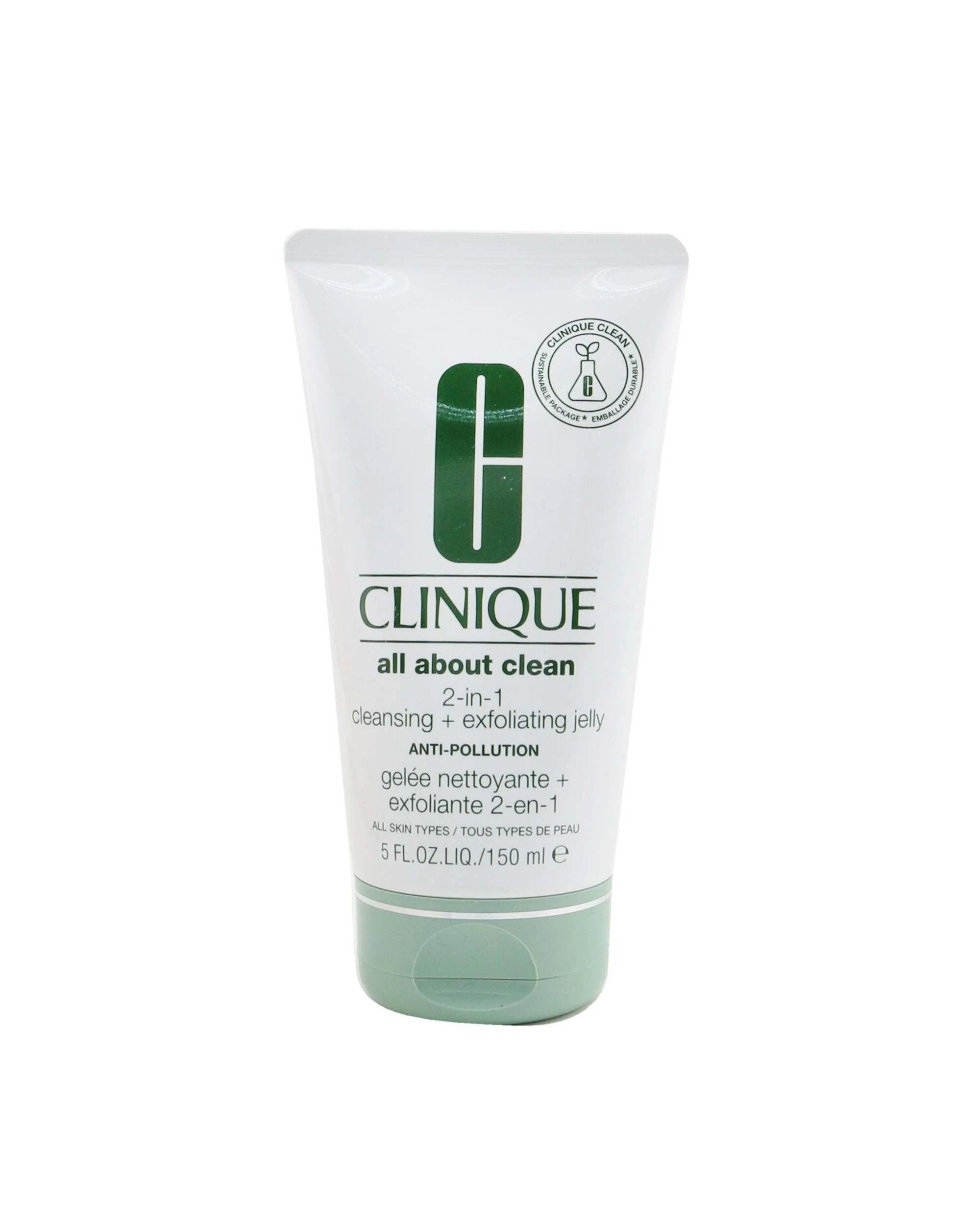 1 Clinique All About Clean 2-In-1 Cleansing + Exfoliating Jelly  150ml/5oz, 1 of 3