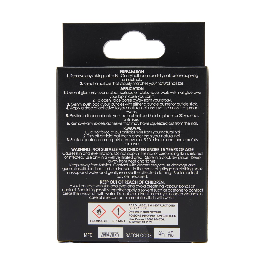 4 OXX Cosmetics 24 Pack Artificial Nails with Adhesive - Stiletto Shape, 3D Lime, 4 of 4