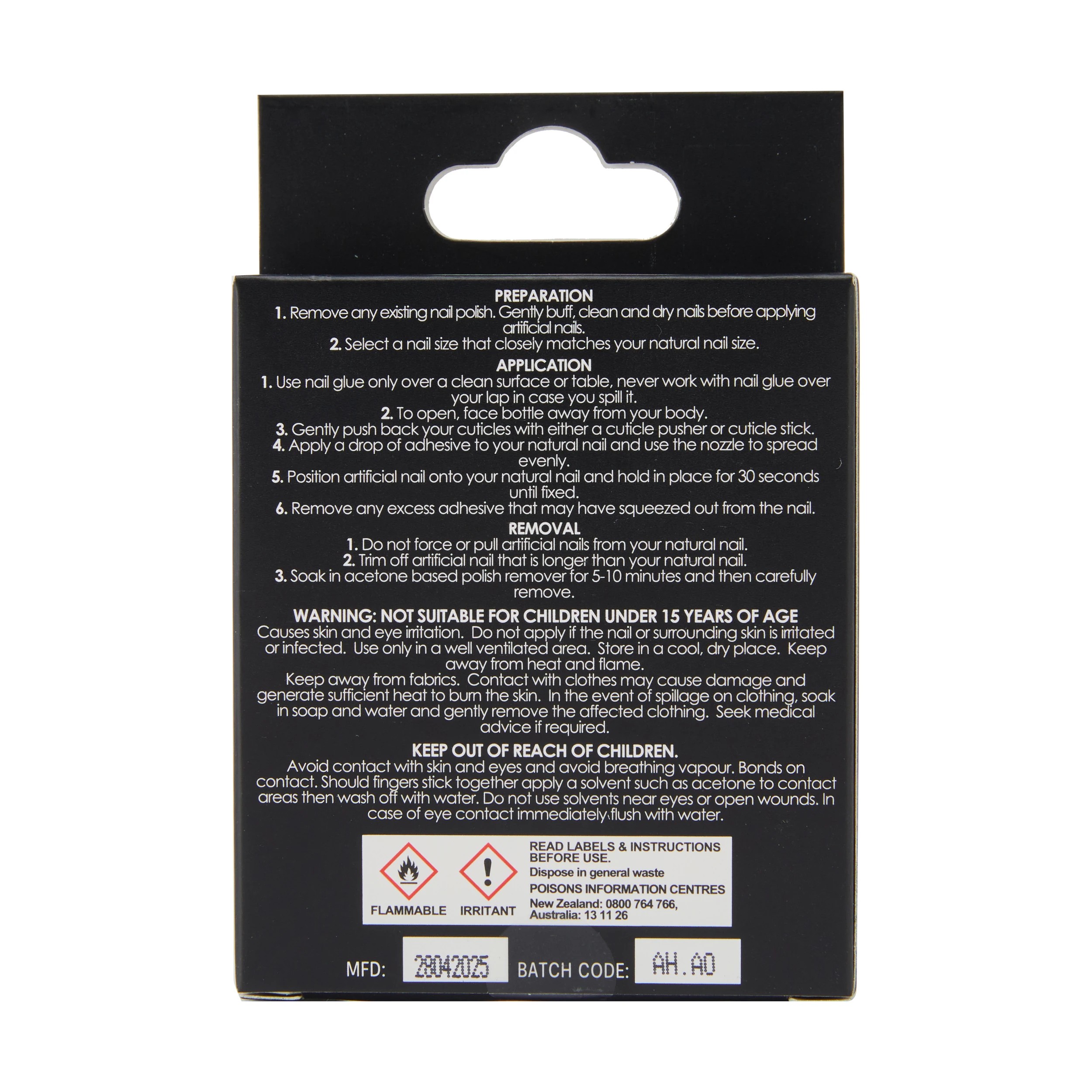 4 OXX Cosmetics 24 Pack Artificial Nails with Adhesive - Stiletto Shape, 3D Lime, 4 of 4