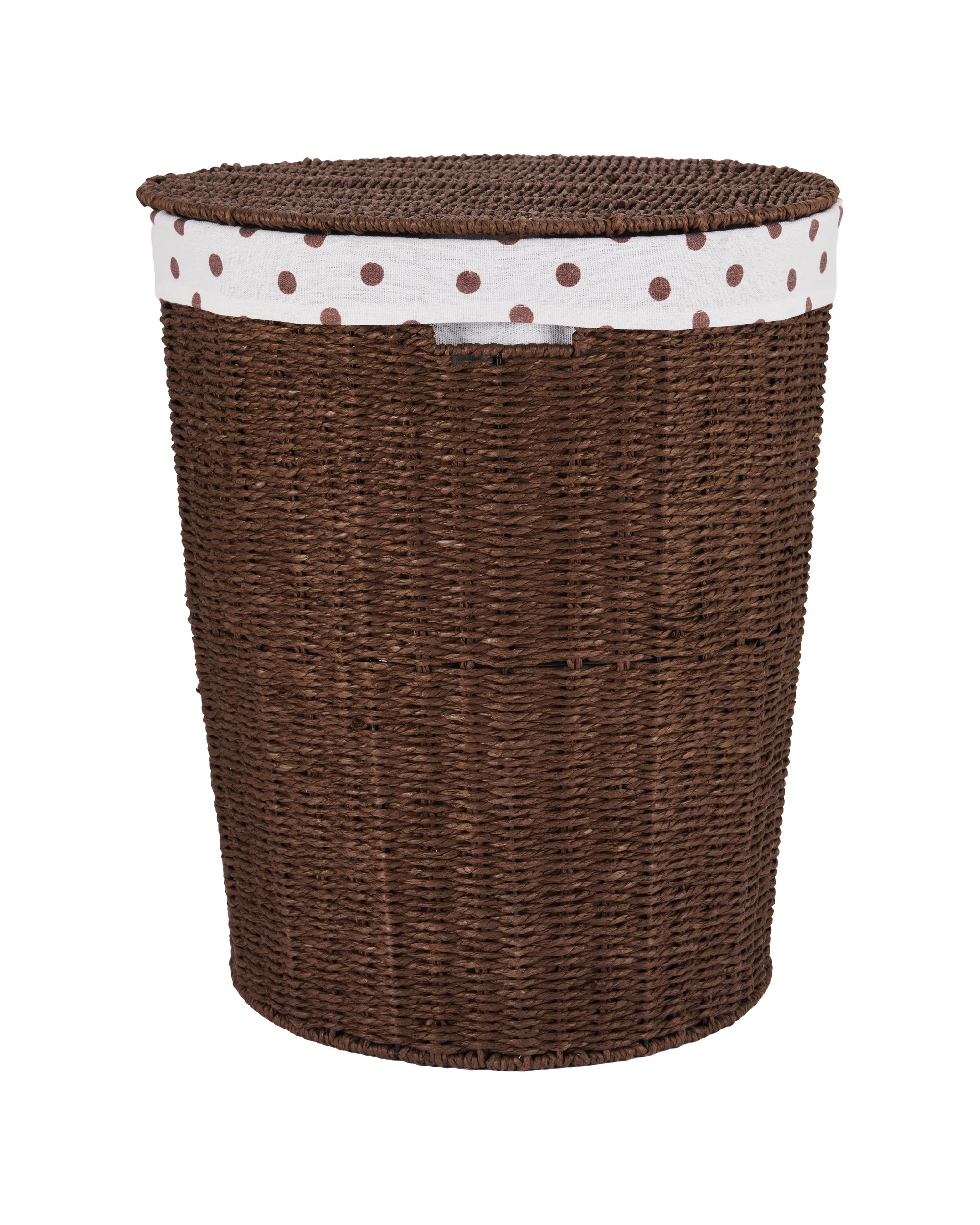 3 Round Paper Rope Hamper with Lid, 3 of 6