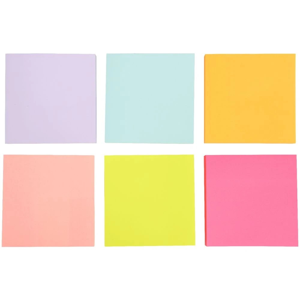 3 J.Burrows Stick-It Notes 76x76mm Sunset 12 Pack, 3 of 4