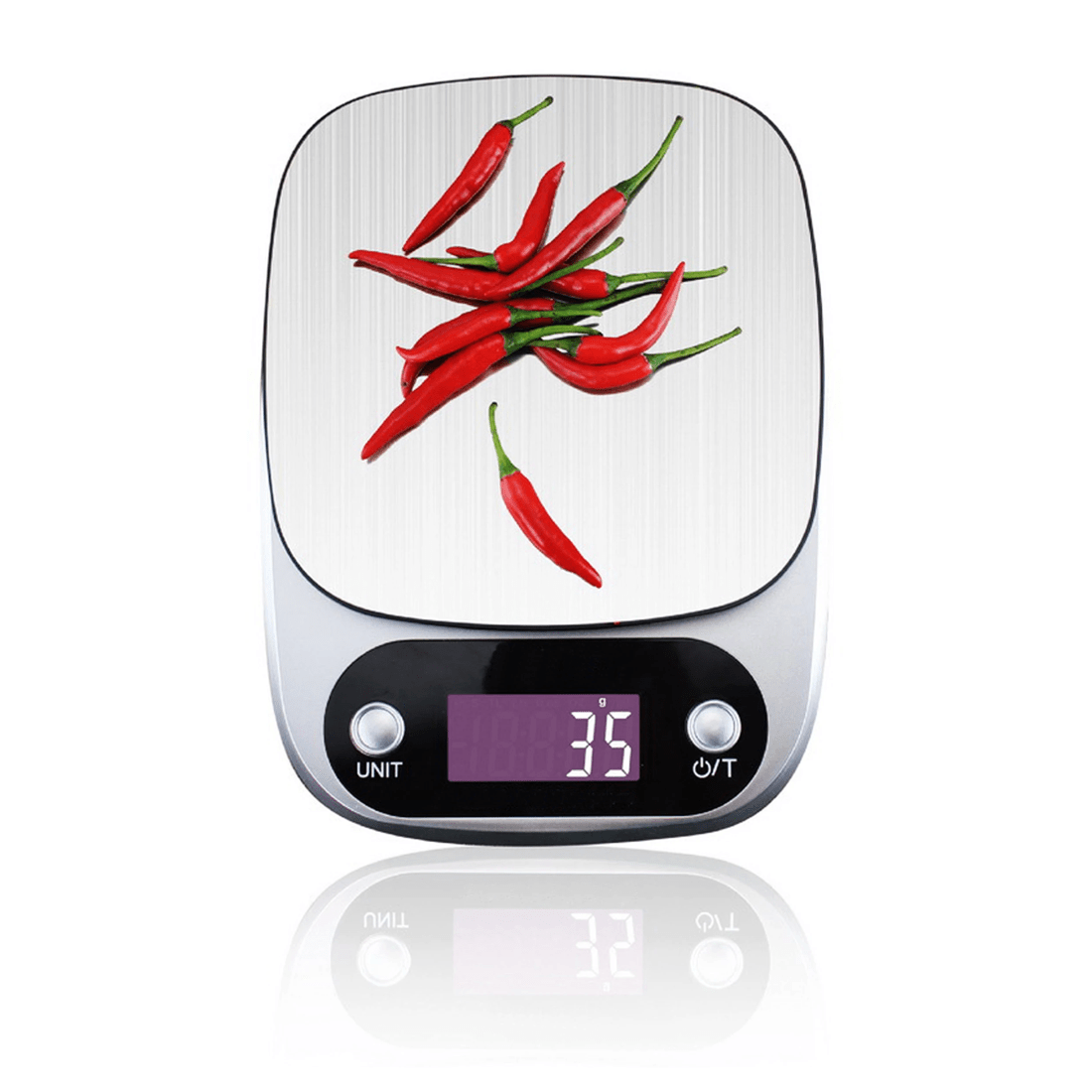 2 TODO 10Kg Stainless Steel Kitchen Scale Backlit Lcd Display 1G Graduation Jewelry Platform, 2 of 2