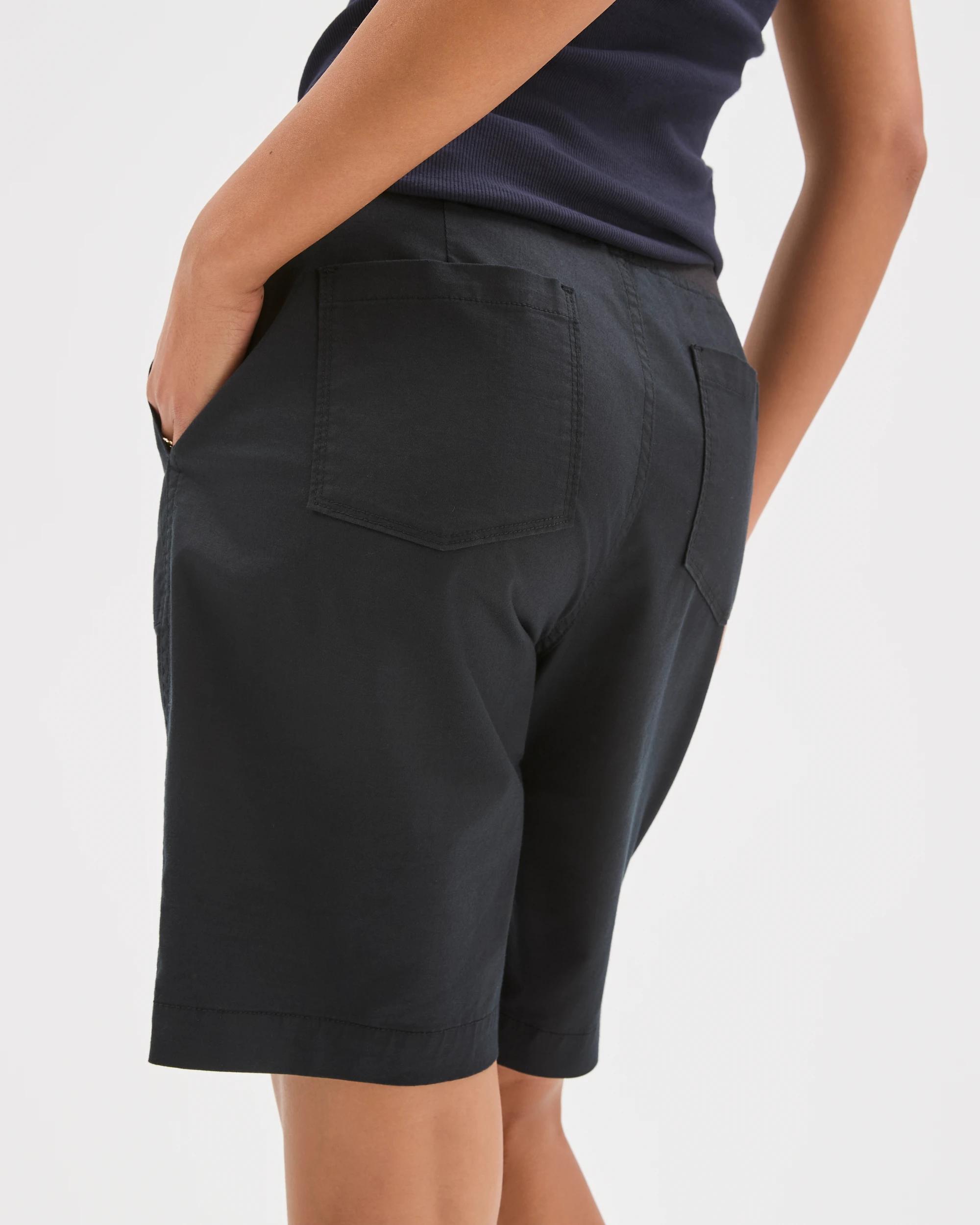 8 Target Woman Rib Waist Shorts BLACK, 8 of 8