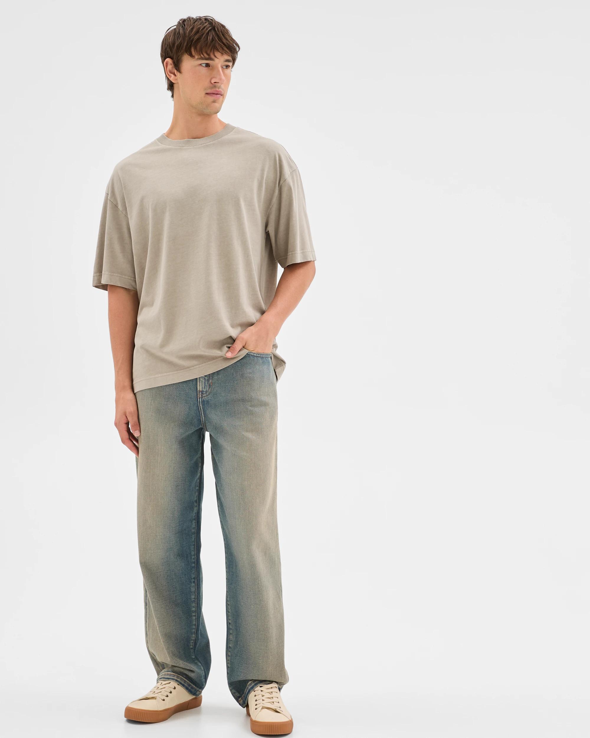 1 Commons Australian Cotton Boxy Heavyweight Core T-Shirt GREY, 1 of 6