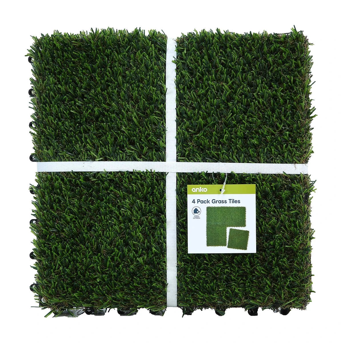 5 4 Pack Faux Grass Tiles, 5 of 5