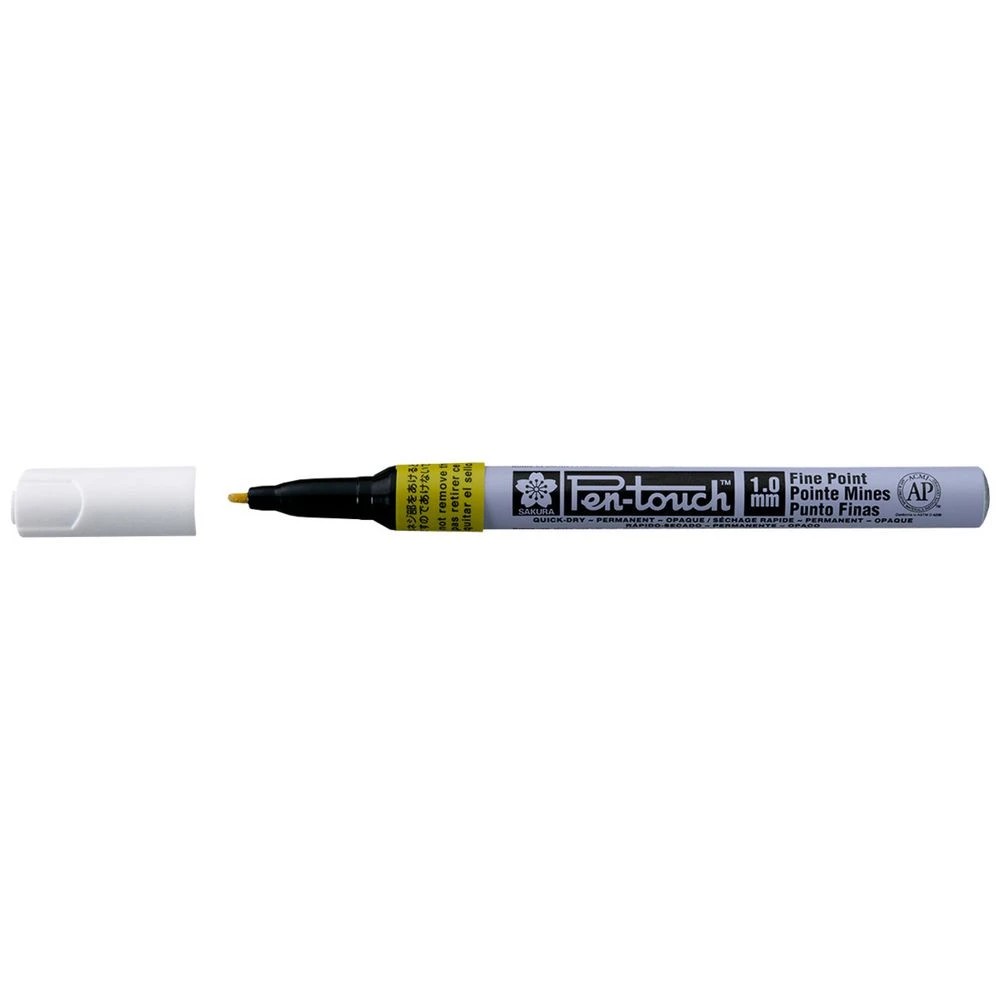 1 Sakura Pen-touch Paint Marker 1mm Yellow, 1 of 5