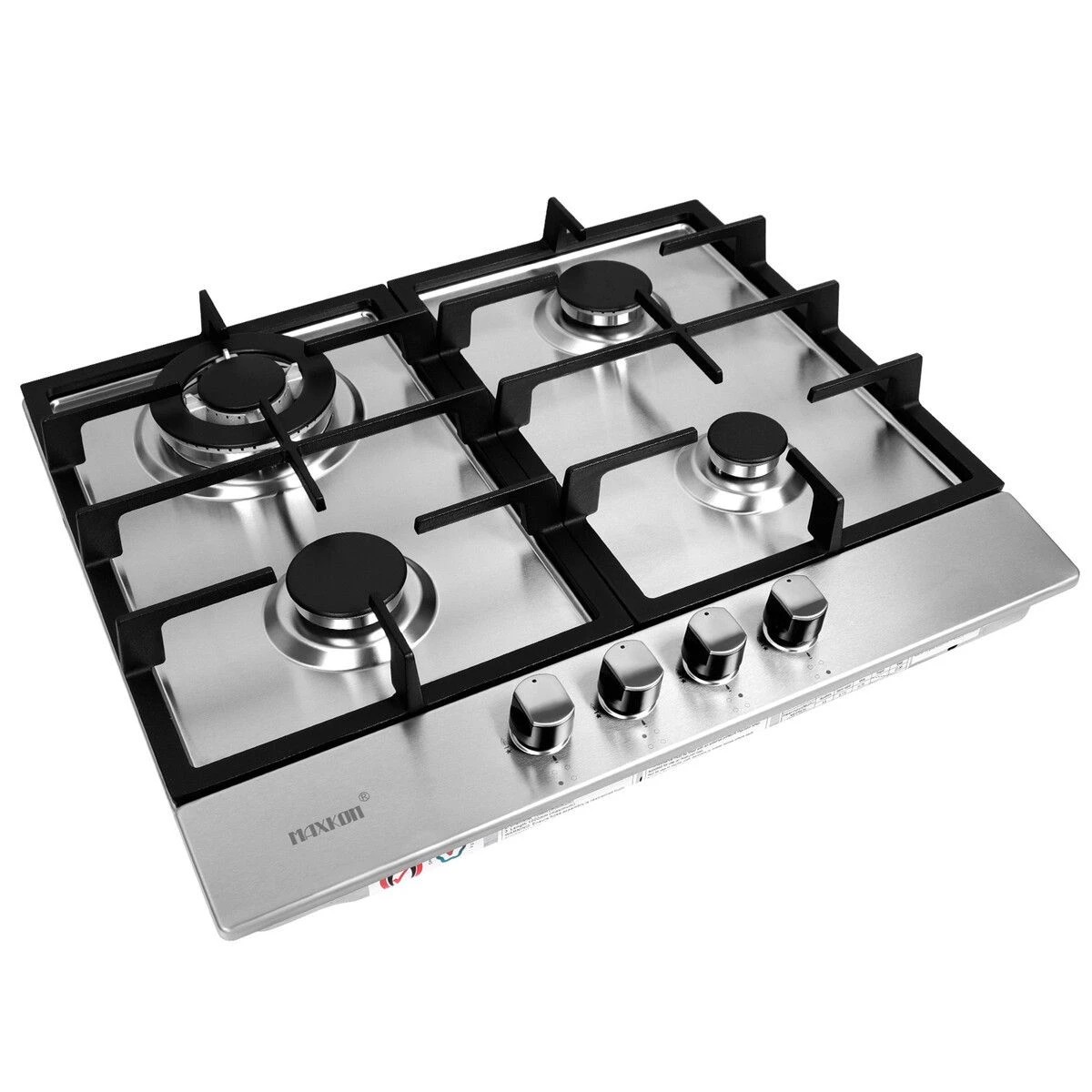 1 Maxkon Gas Cooktop 60cm 4 Burners Cooker Stove Top, 1 of 1