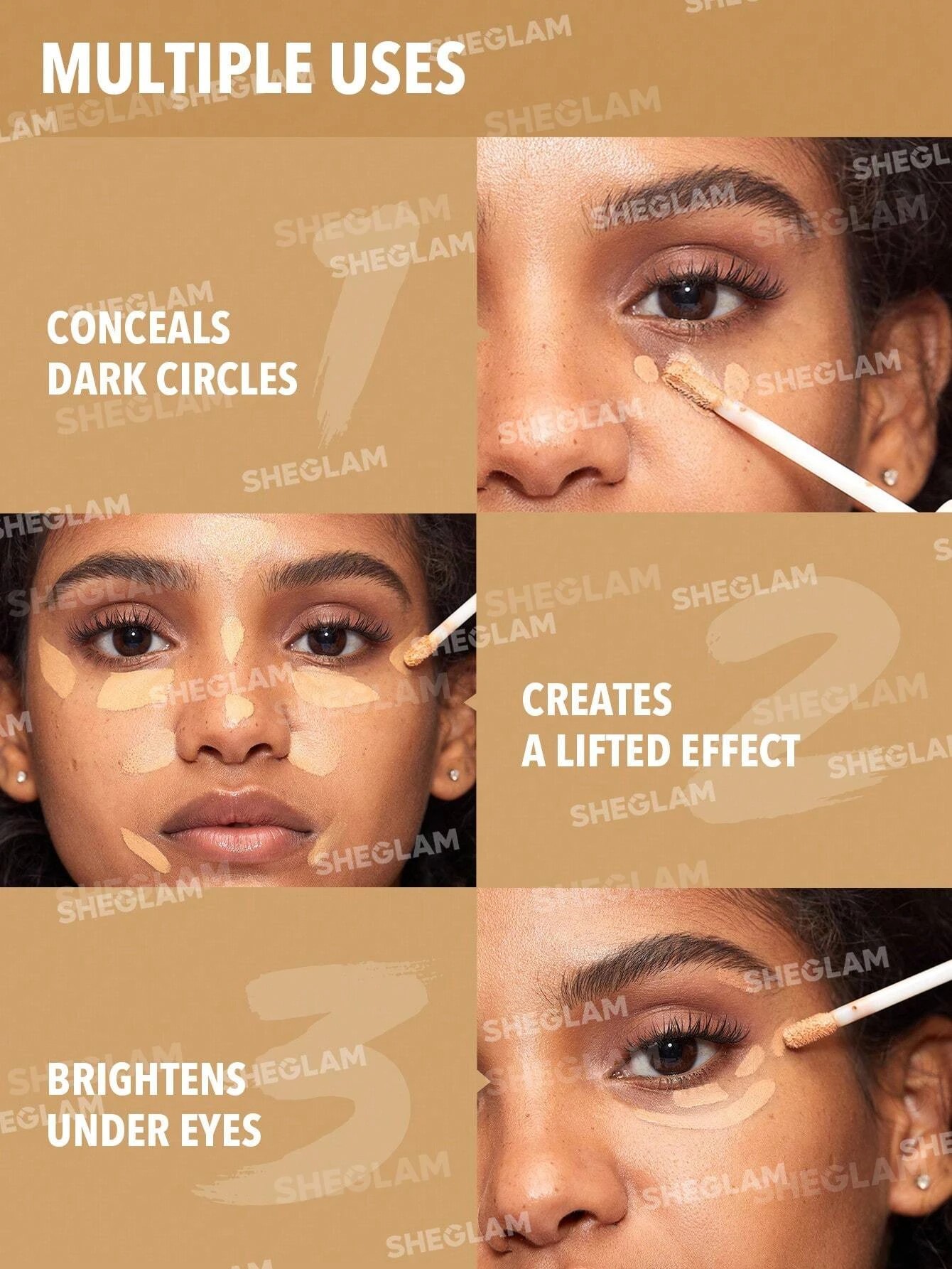 6 SHEGLAM Like Magic 12HR Full Coverage Concealer - Linen, 6 of 8
