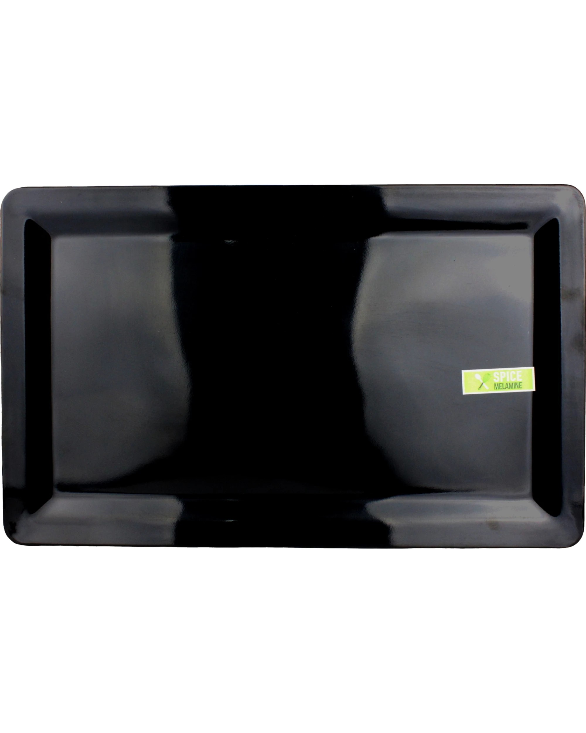 1 Spice Kitchen Black Rectangular Melamine Platter 48cm x 30cm, 1 of 2