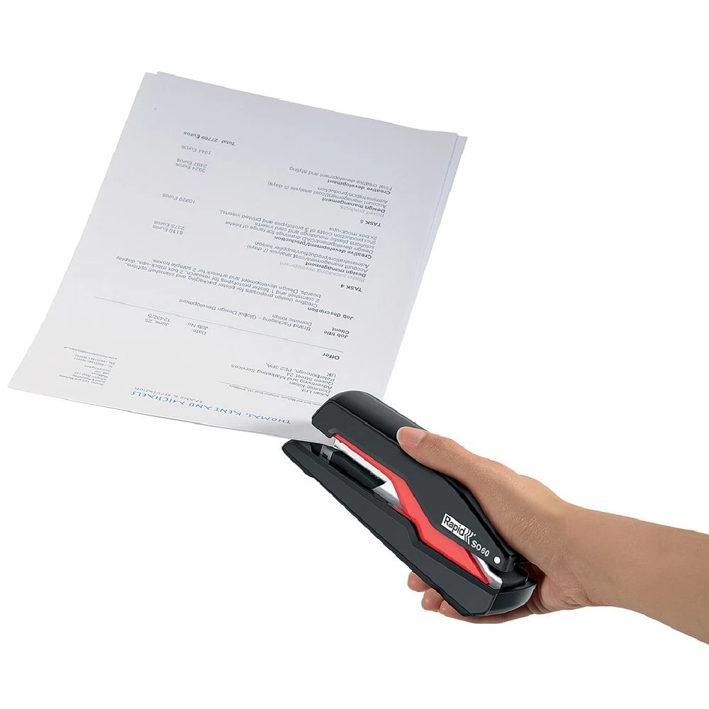4 Rapid SO60 Stapler Black/Red, 4 of 4