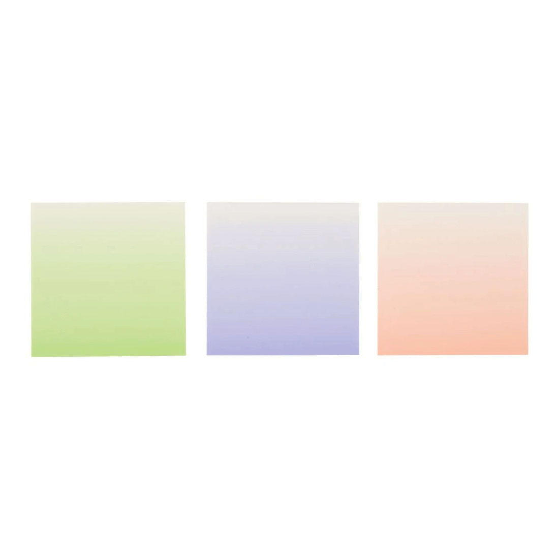 2 J.Burrows Stick-it Transparent Notes 76x76mm Gradient 3 Pack, 2 of 4