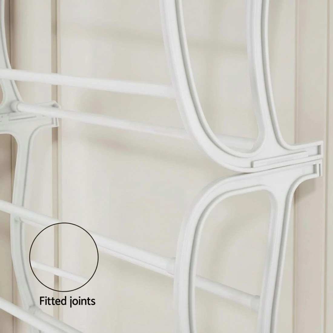 5 Artiss Shoe Rack Hanging Over Door Organiser 24 Pairs Eric - White, 5 of 5