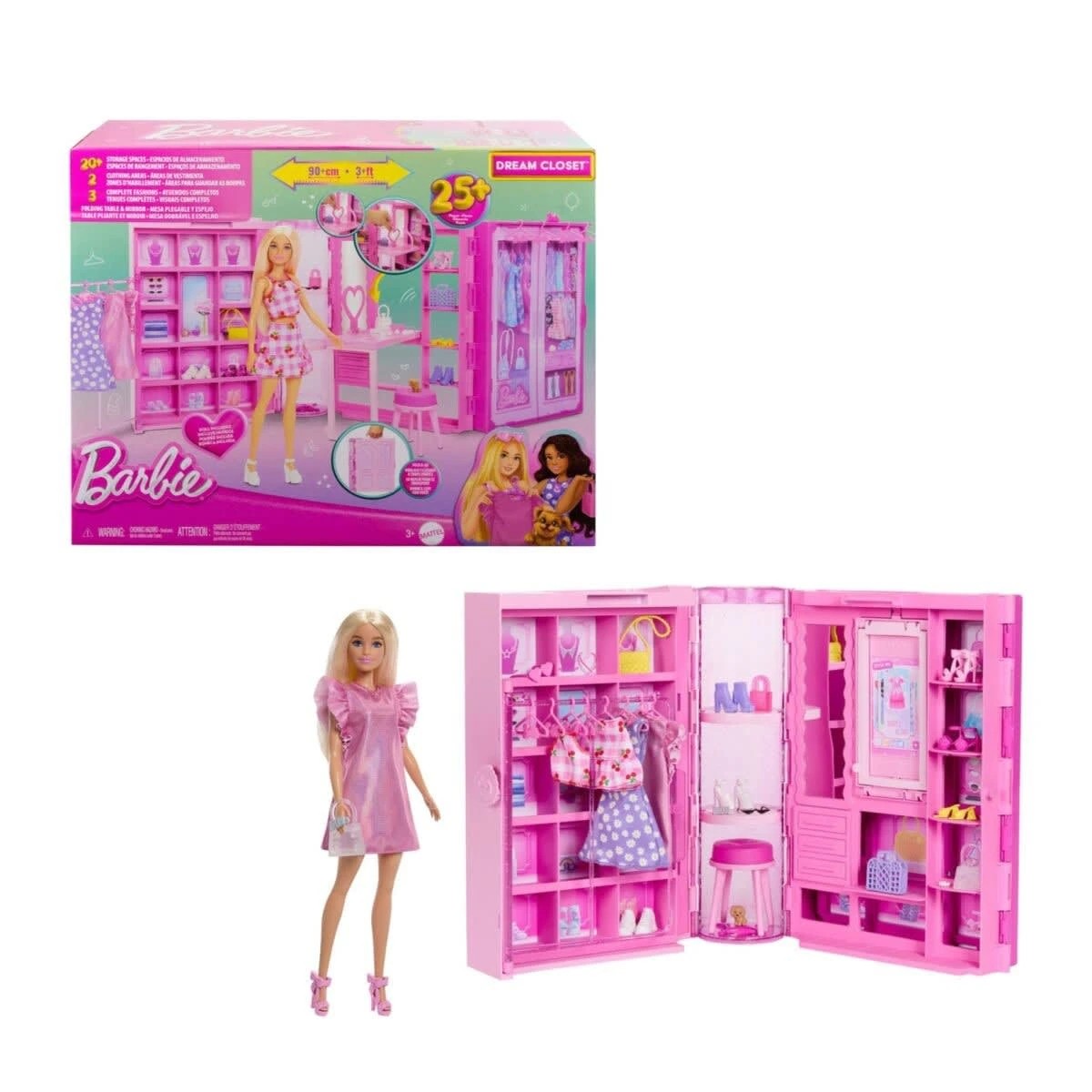 1 Barbie Dream Closet Toy Playset, 1 of 7