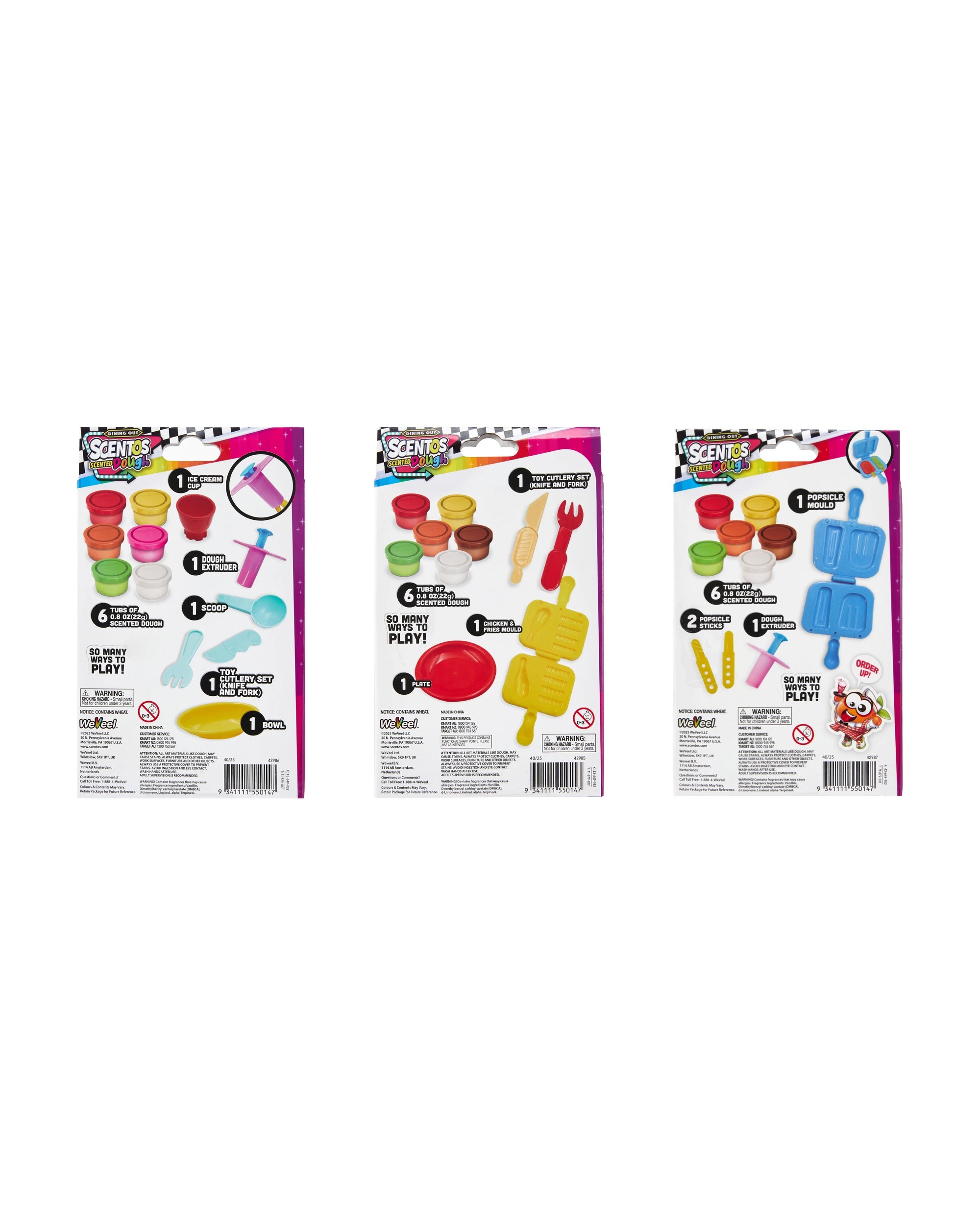 4 Scentos Scented Dough Dining Out - Assorted, 4 of 4