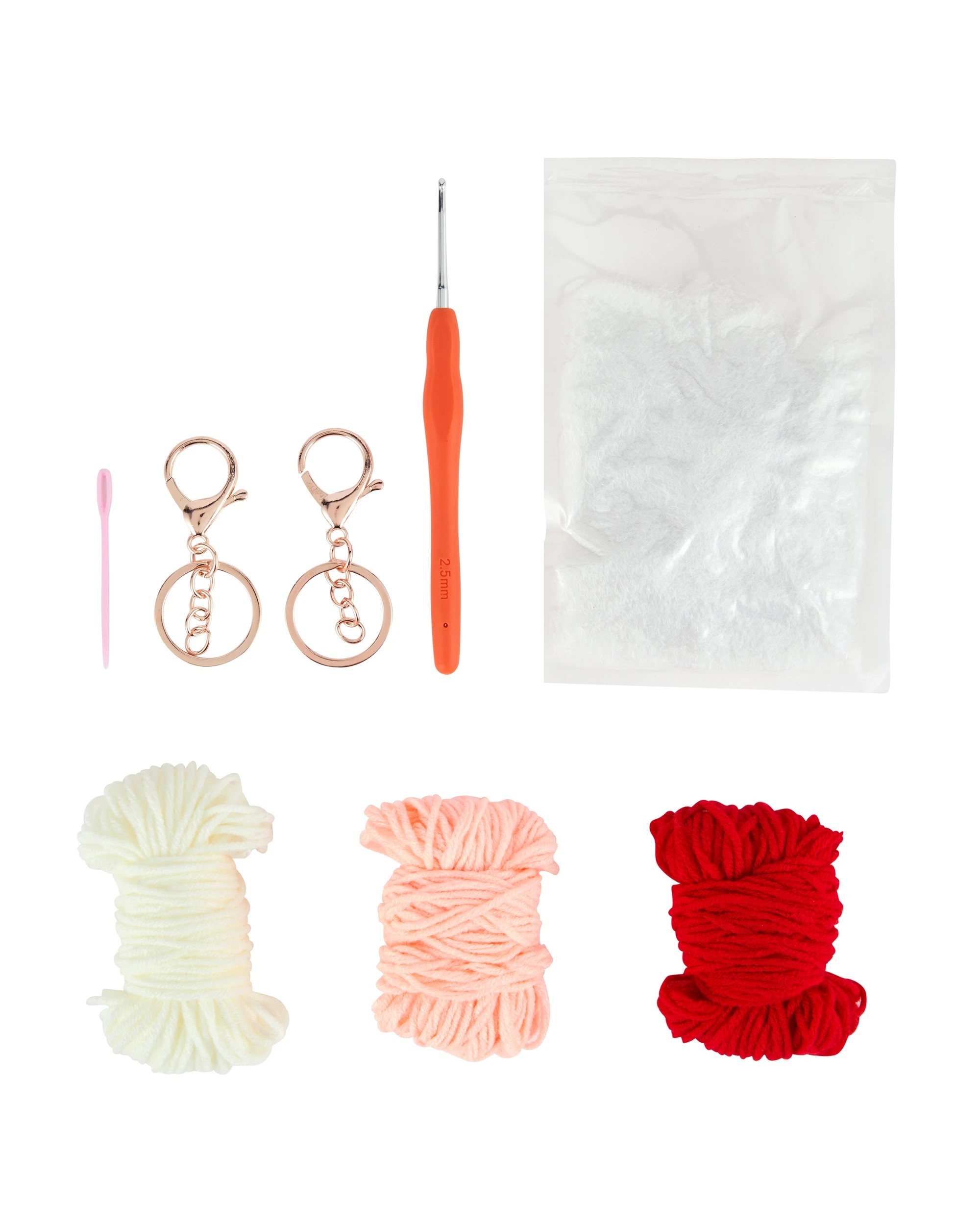 2 DIY Crochet Keyring Kit, 2 of 3