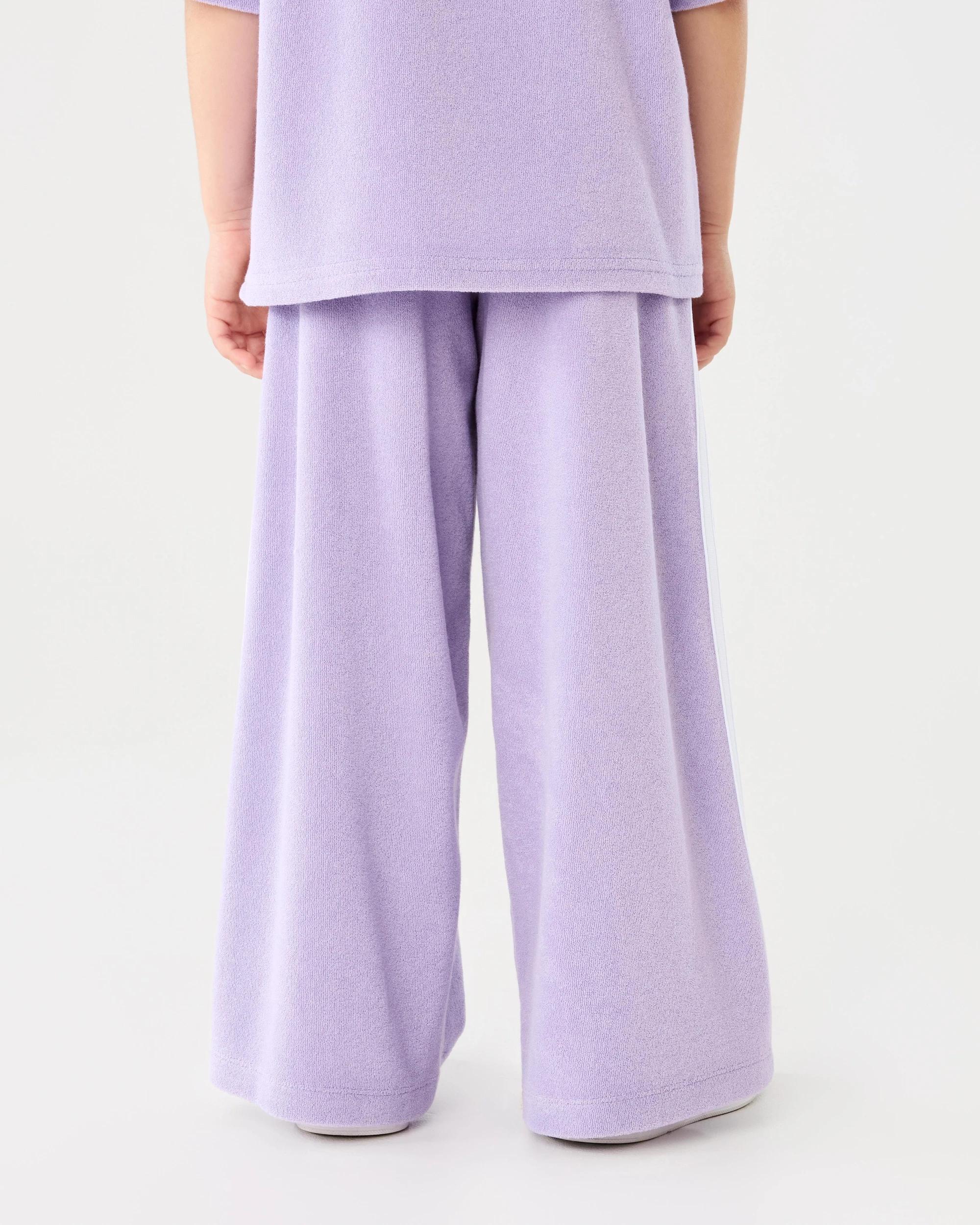 2 Terry Towelling Trackpants Ptl Purple, 2 of 7