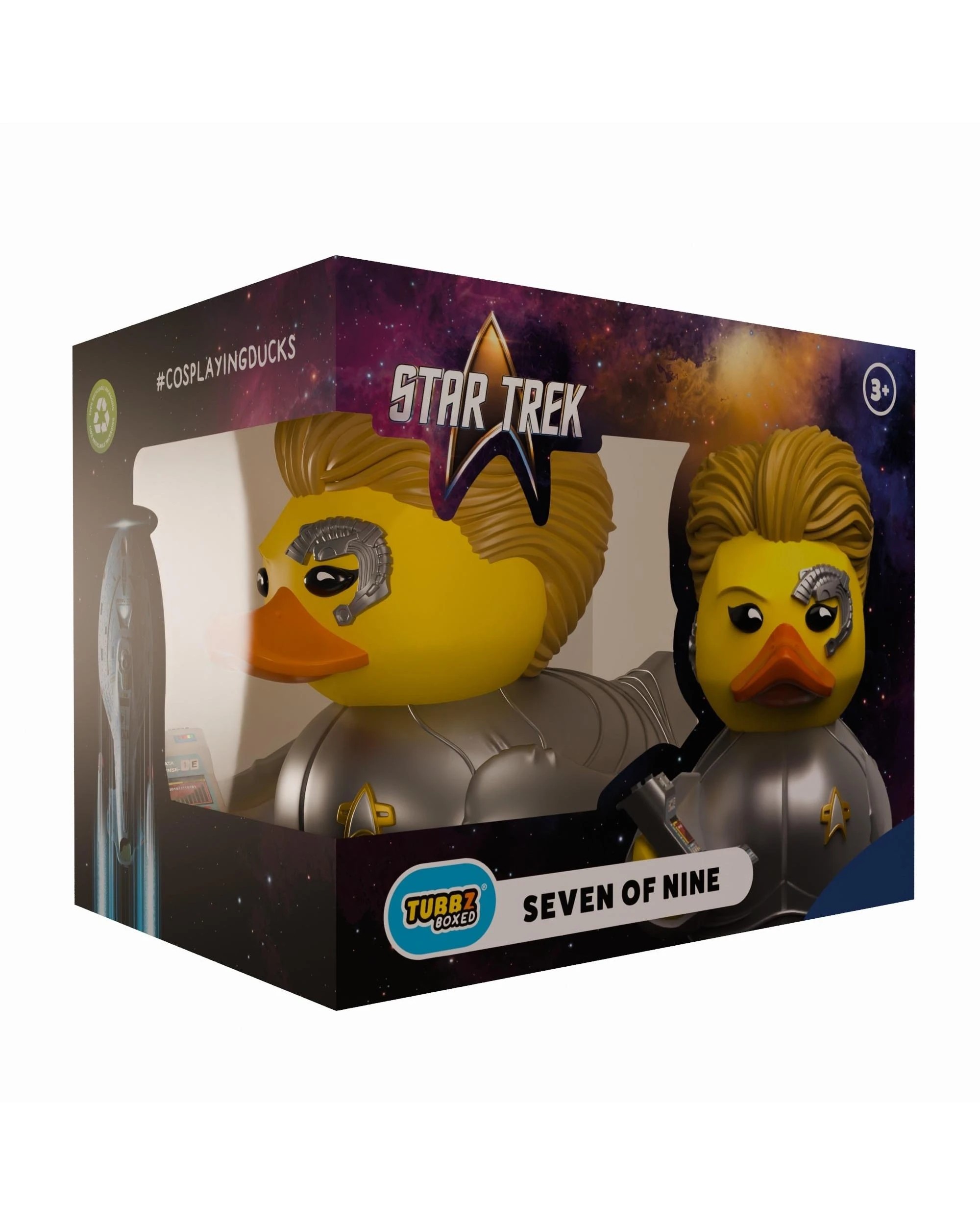1 TUBBZ Star Trek Seven of Nine Boxed Edition Cosplaying Duck Figure, 1 of 7