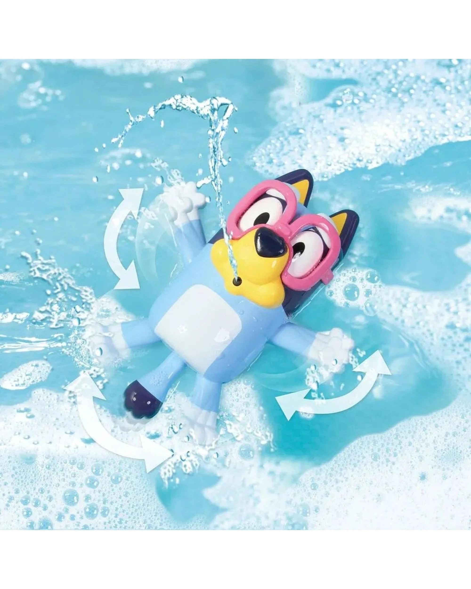 5 Tomy Toomies Bluey Swim School Bluey Bath Toy, 5 of 7