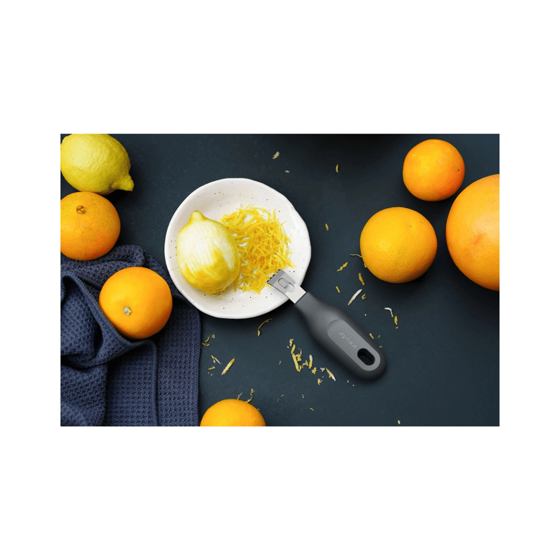 5 Zyliss 2-in-1 Citrus Zester And Grater Stainless Steel Easy Grip For Zesting
 - Black, 5 of 7