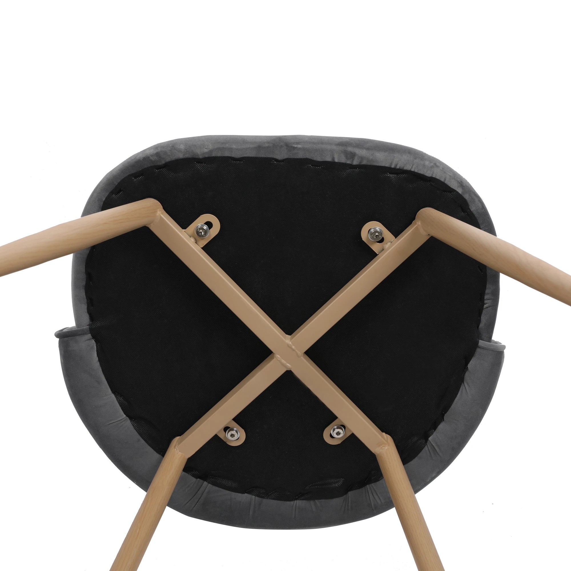 7 Levede 4x Dining Chairs Seat French Provincial Kitchen Lounge Chair Grey, 7 of 8