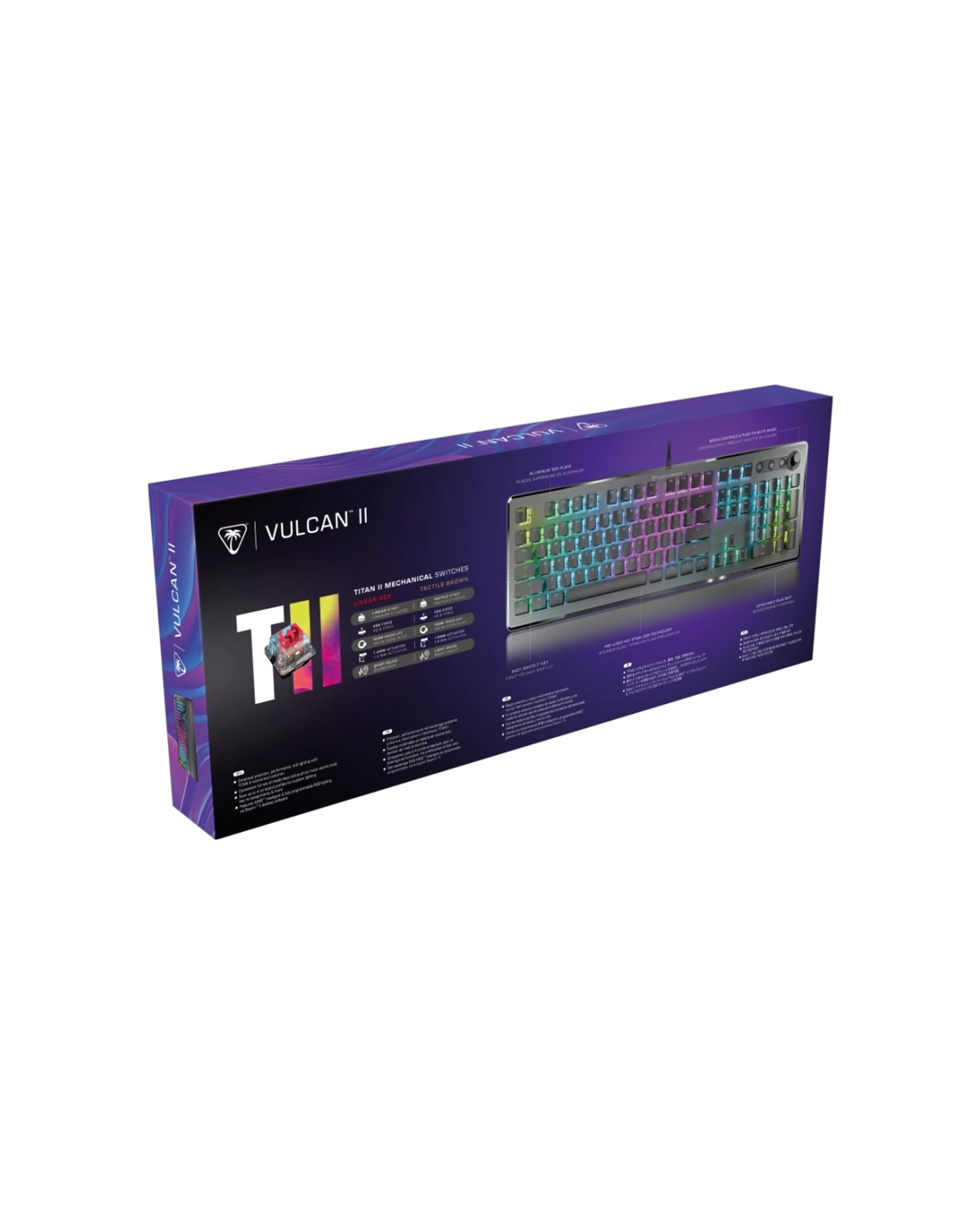 4 Turtle Beach LED Vulcan II Max Wired RGB Optical-Mechanical Gaming Keyboard For PC - Multi, 4 of 7